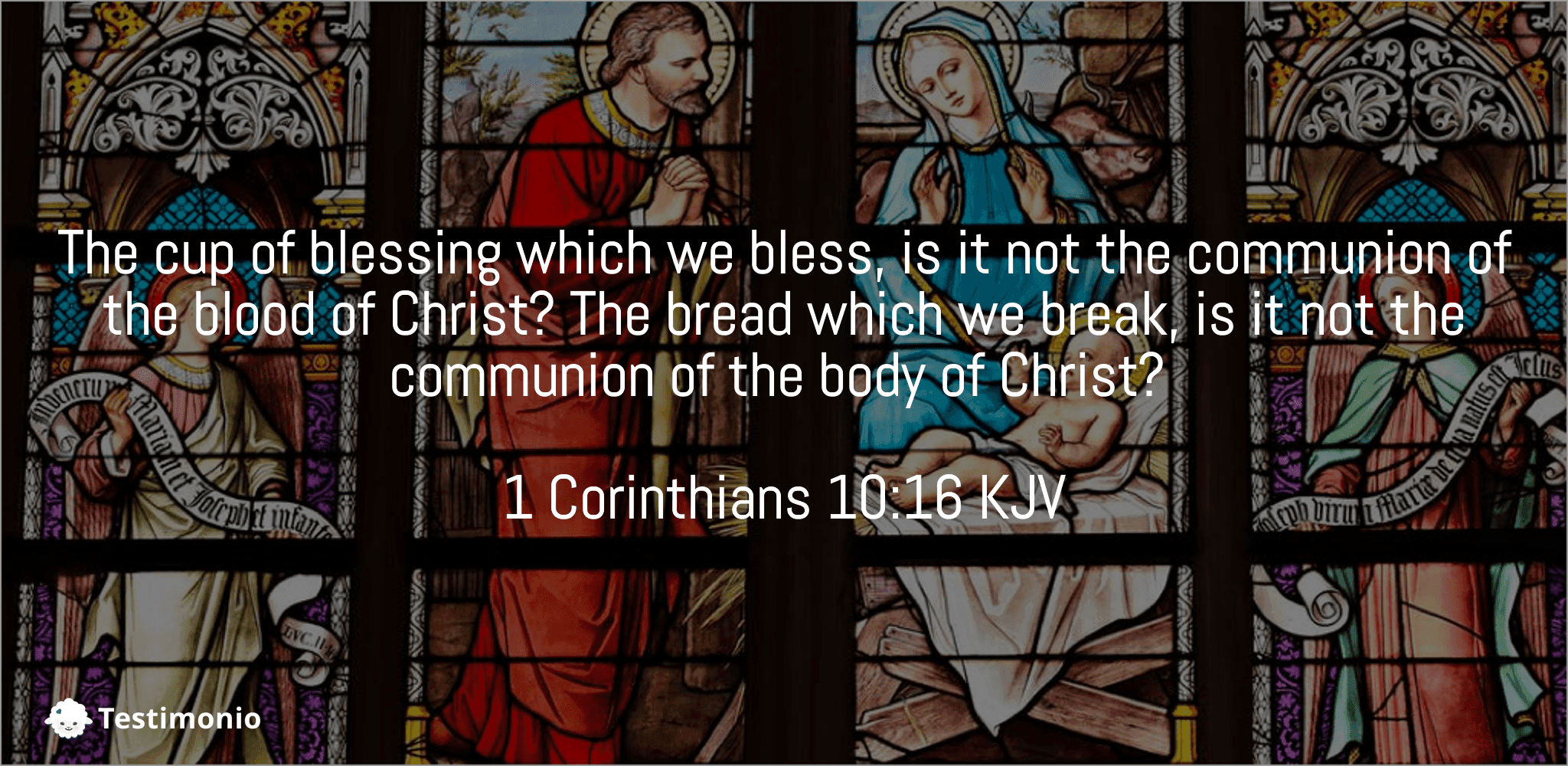 1 Corinthians 10:16