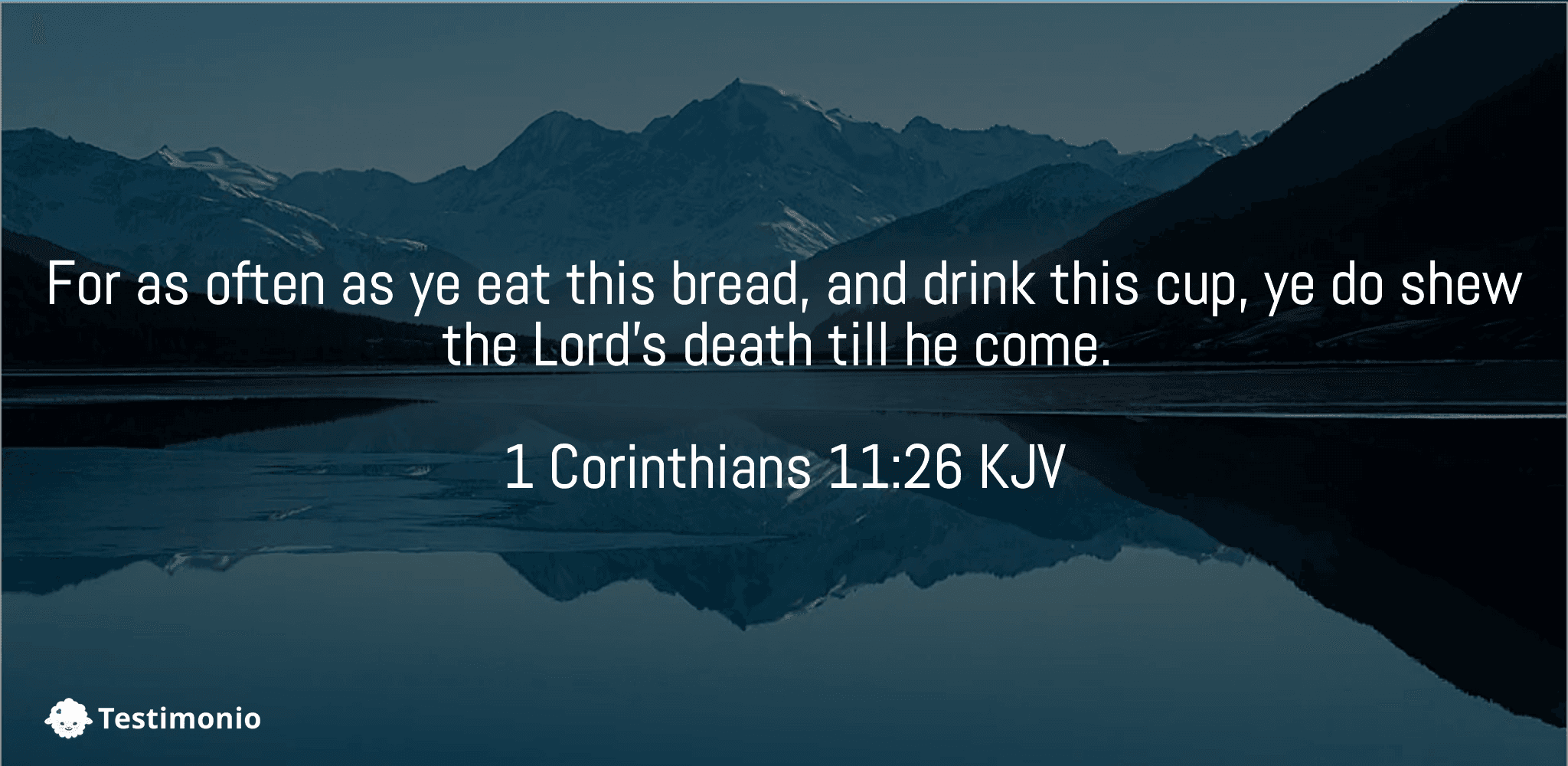 1 Corinthians 11:26