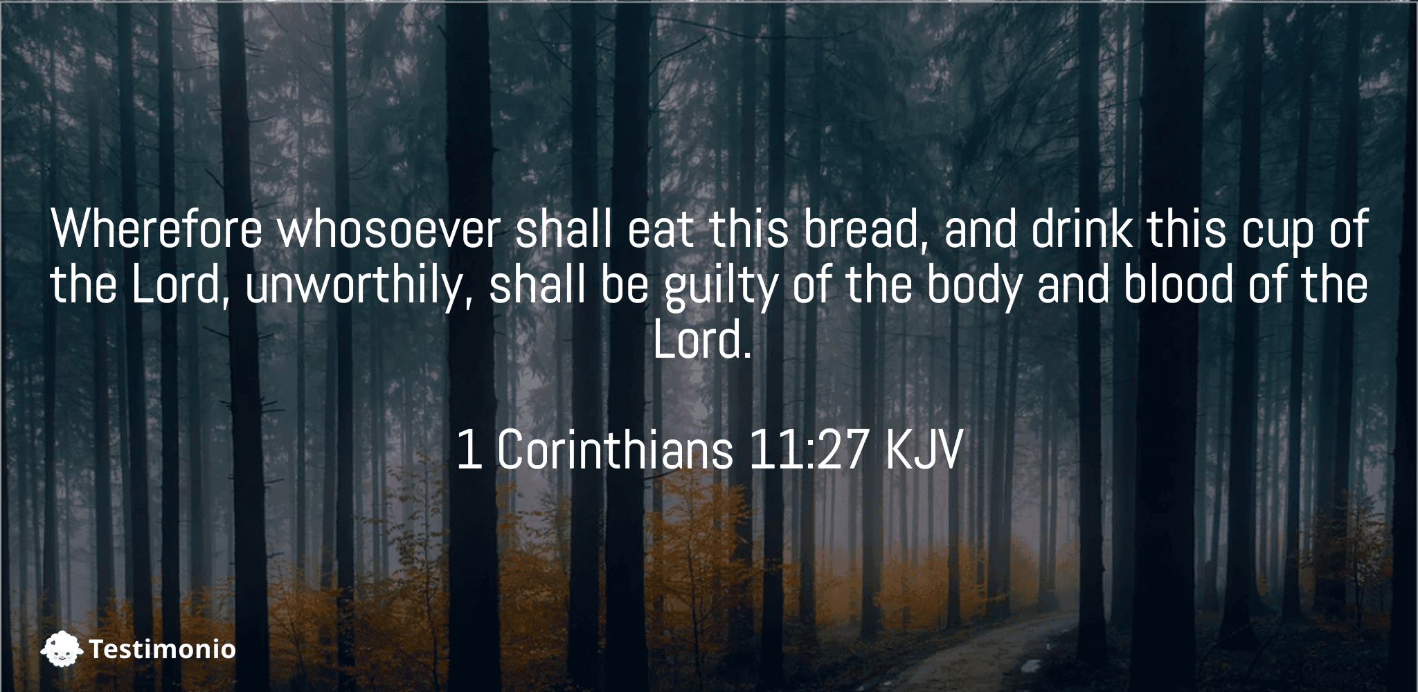 1 Corinthians 11:27