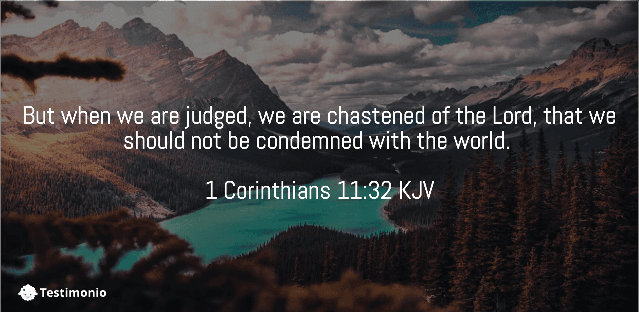 1 Corinthians 11:32
