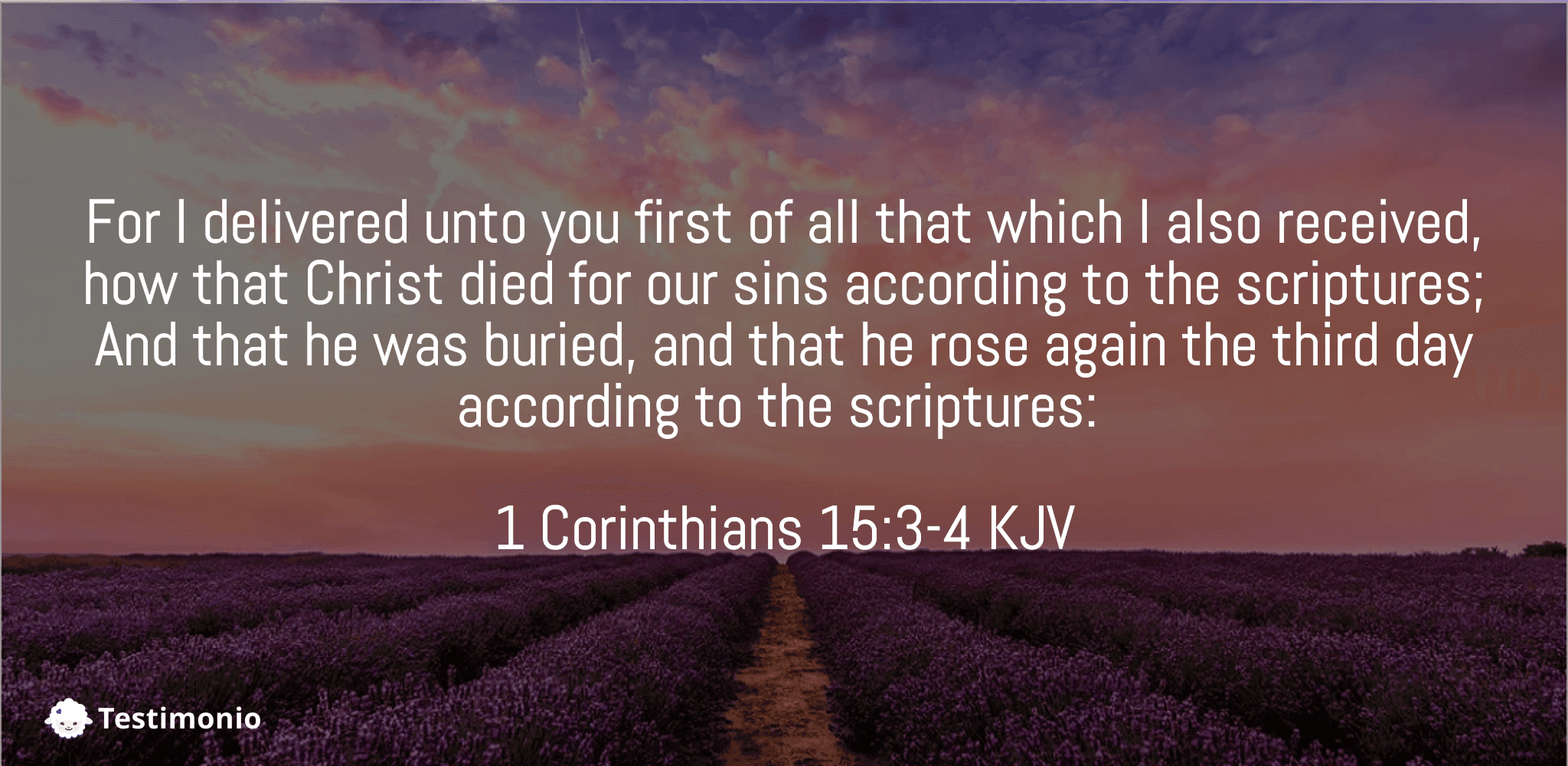 1 Corinthians 15:3-4