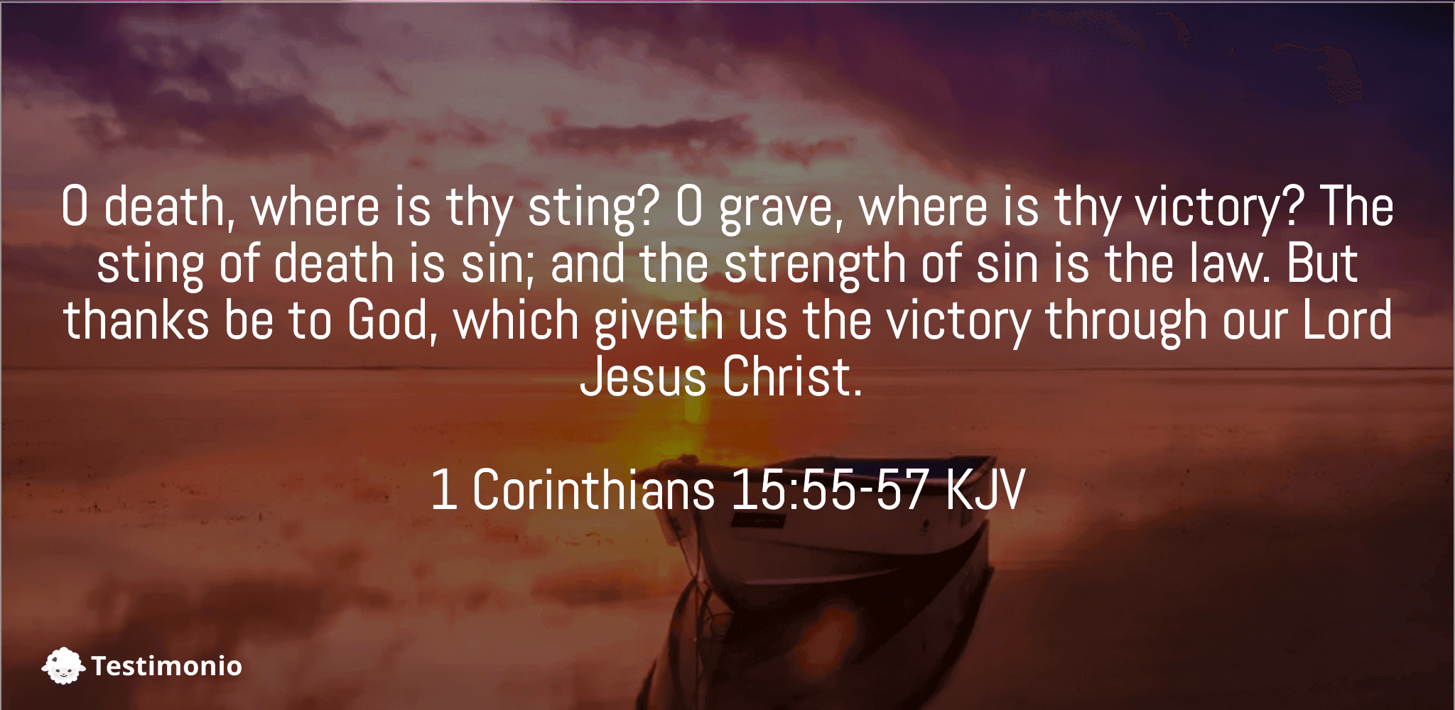 1 Corinthians 15:55-57