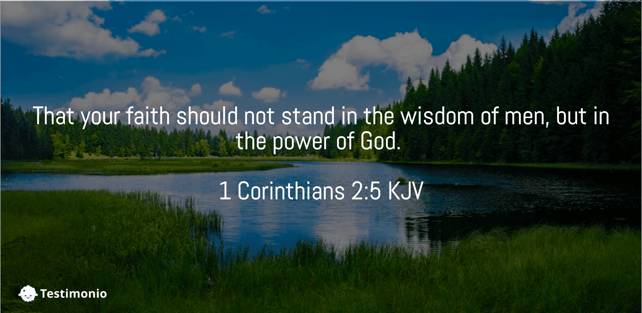 1 Corinthians 2:5