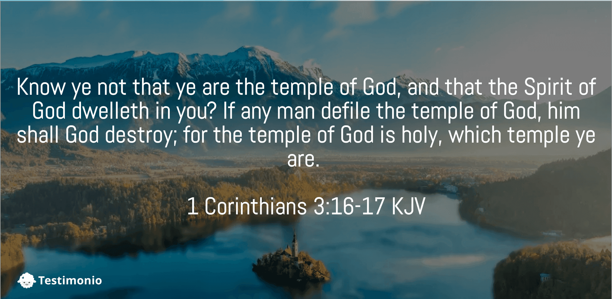 1 Corinthians 3:16-17