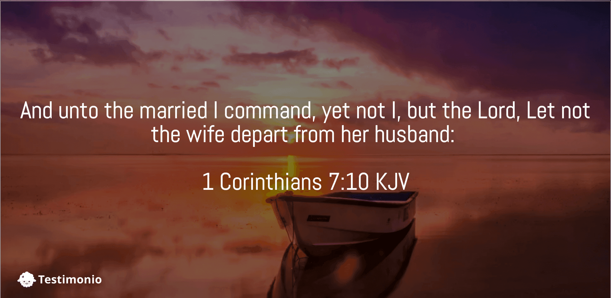 1 Corinthians 7:10