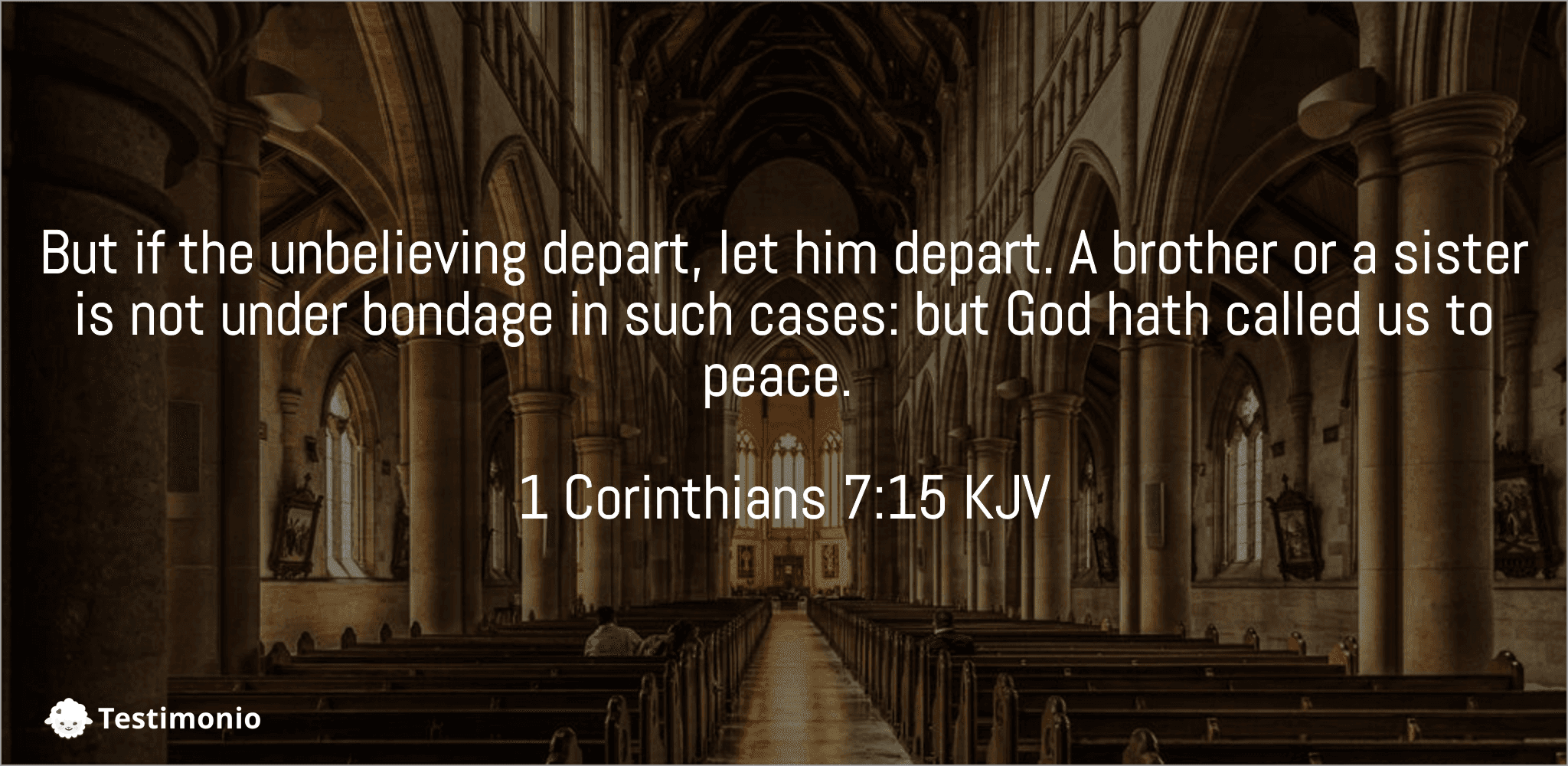 1 Corinthians 7:15