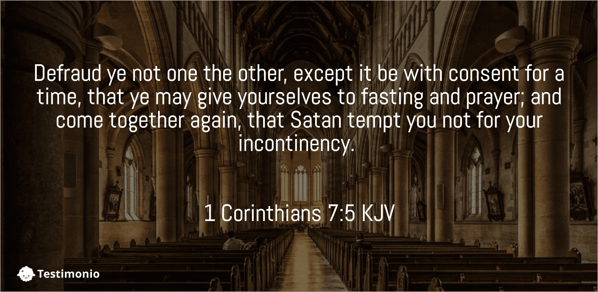 1 Corinthians 7:5