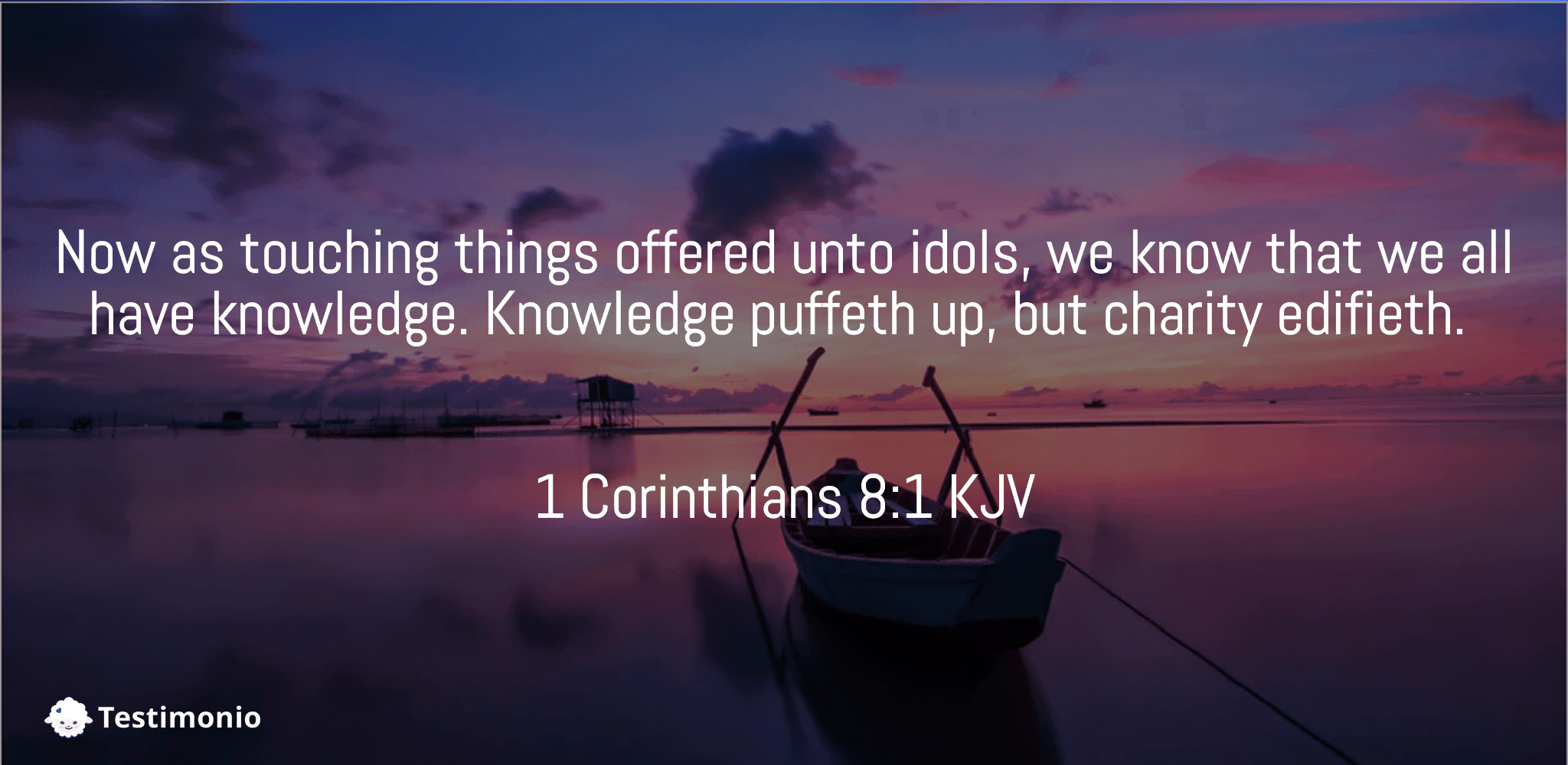 1 Corinthians 8:1