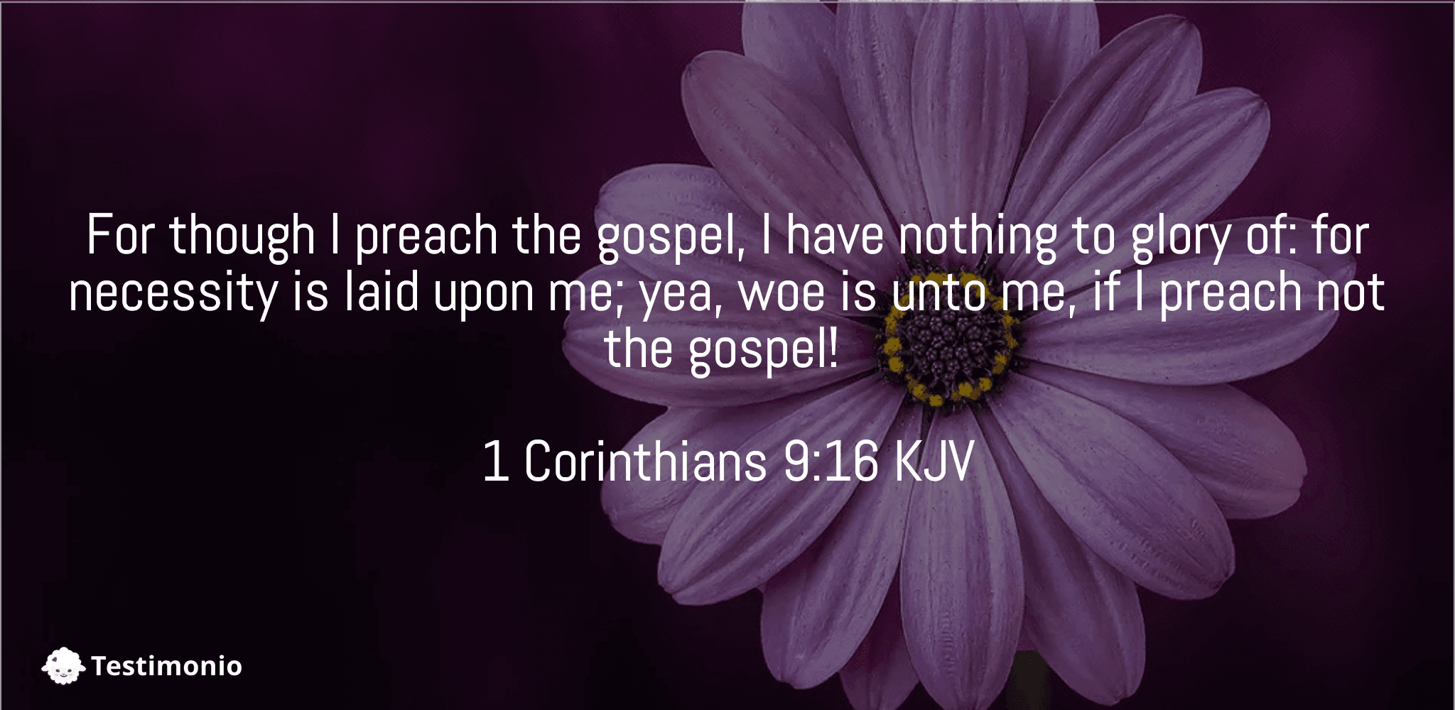 1 Corinthians 9:16