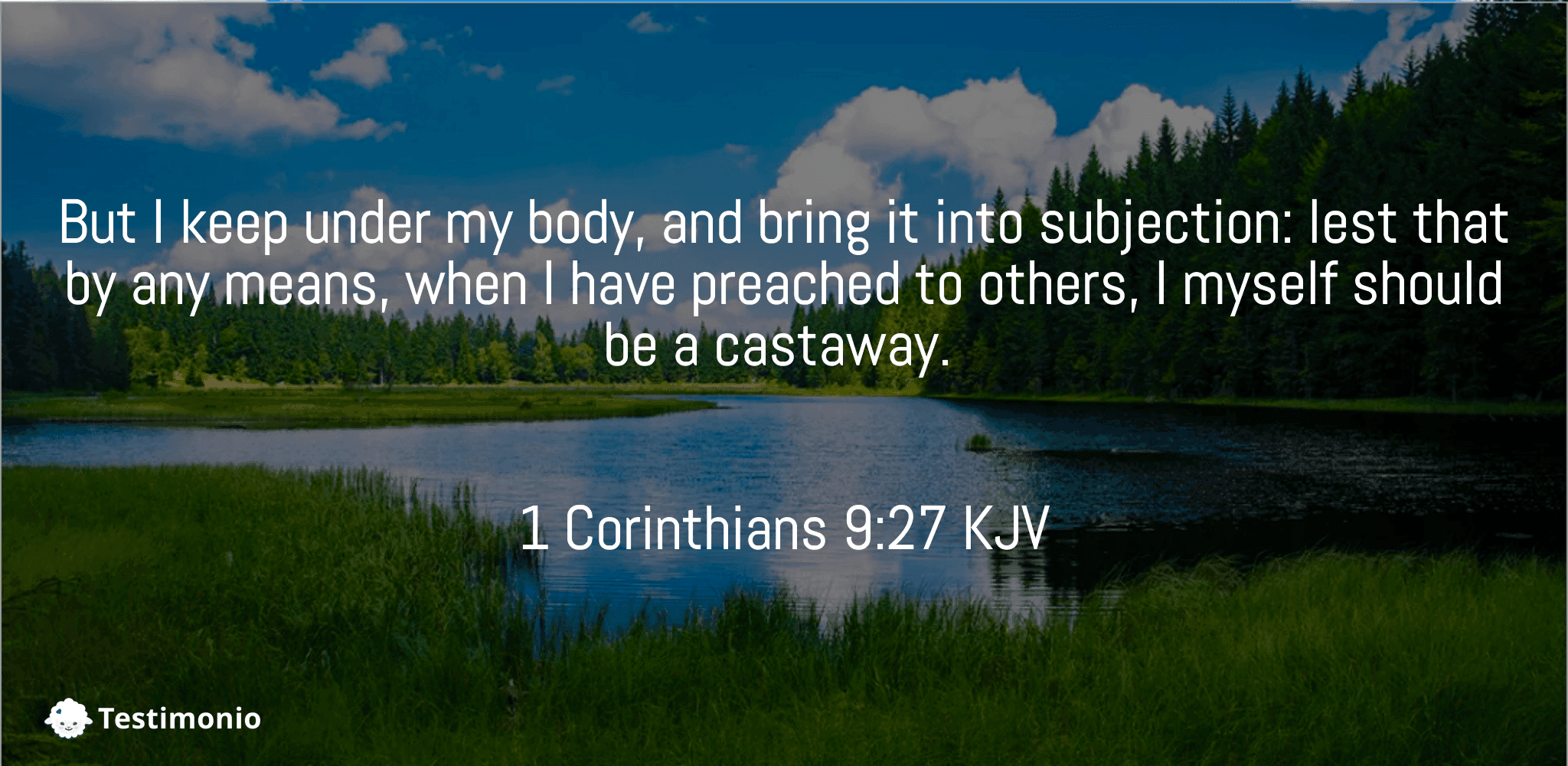 1 Corinthians 9:27