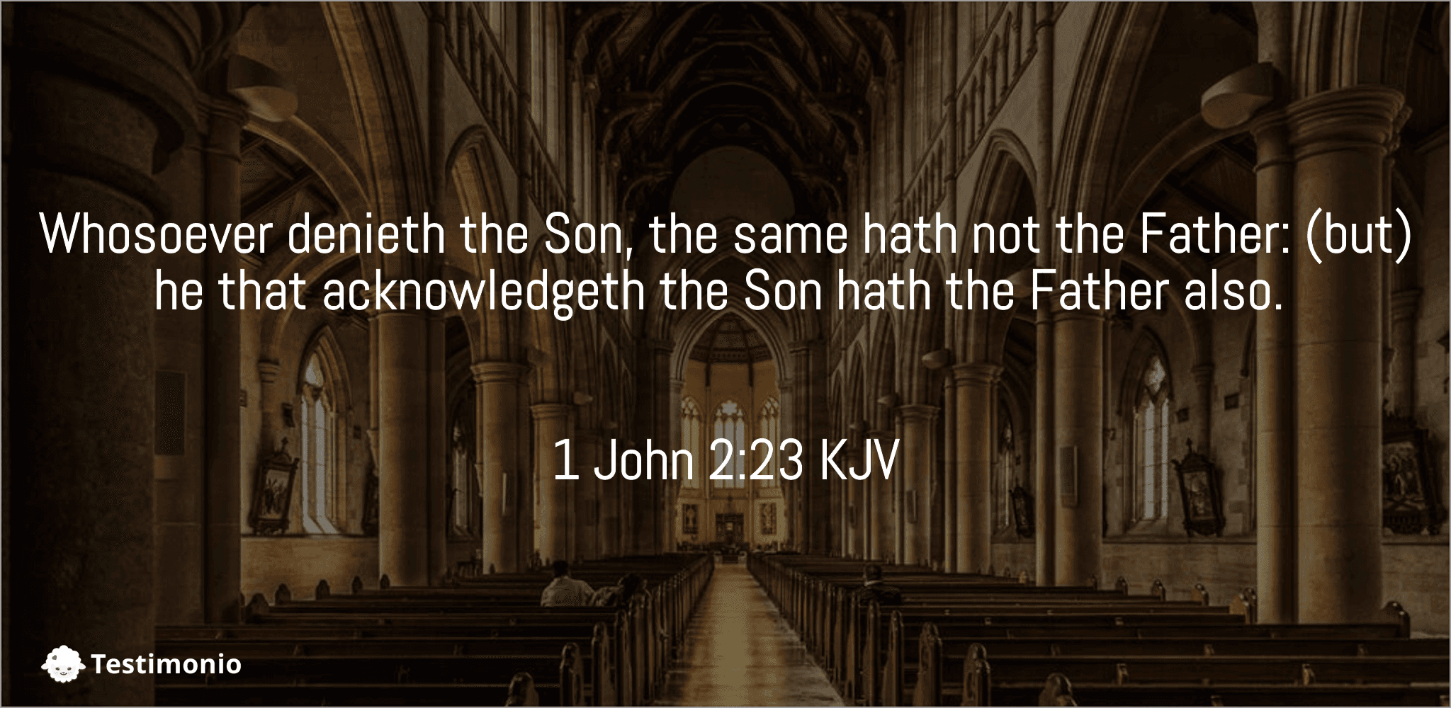 1 John 2:23
