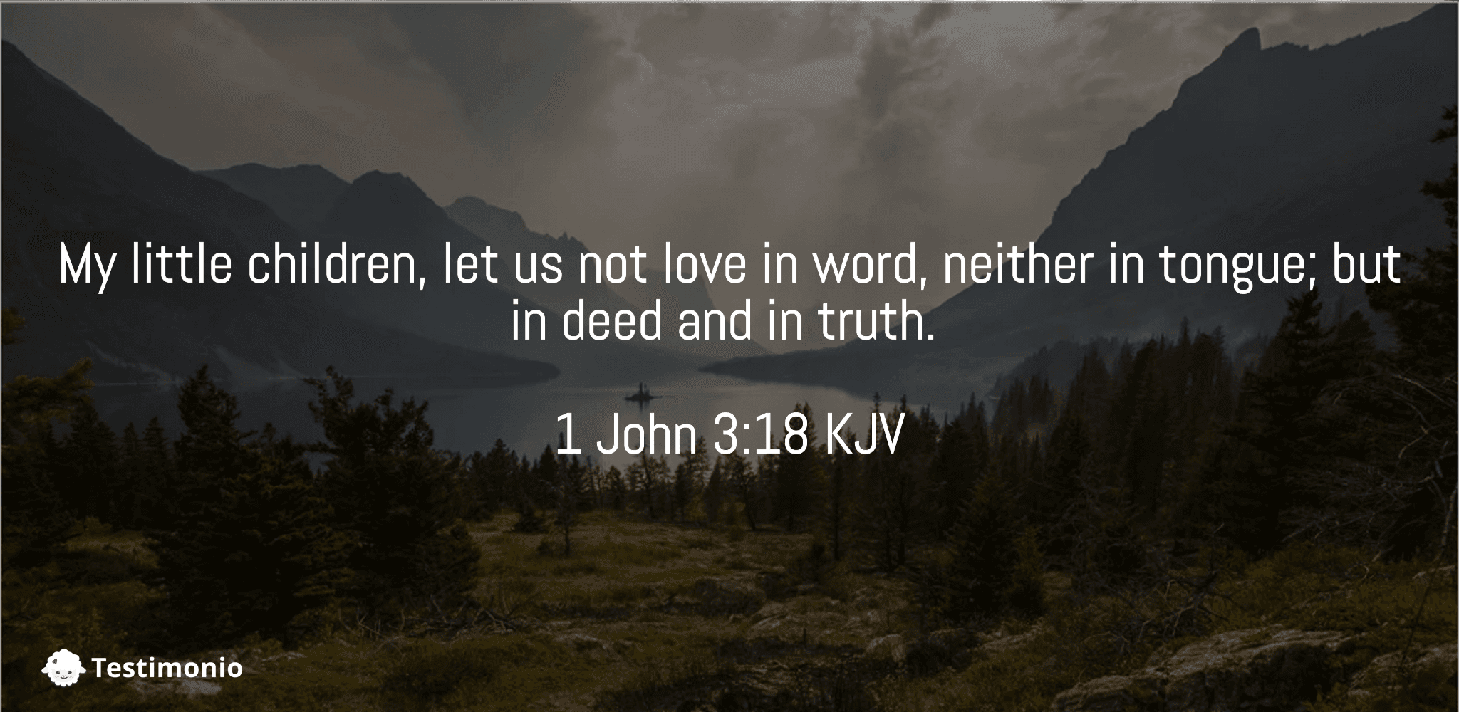 1 John 3:18