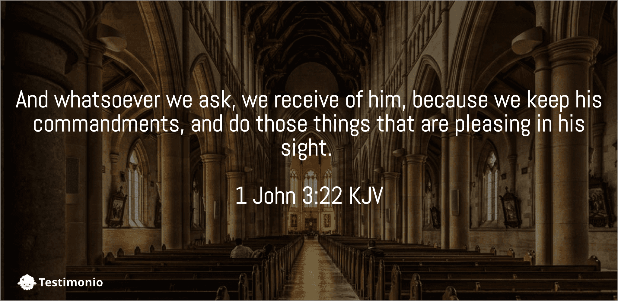 1 John 3:22