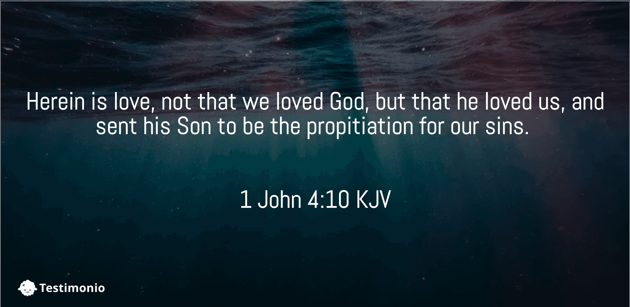 1 John 4:10