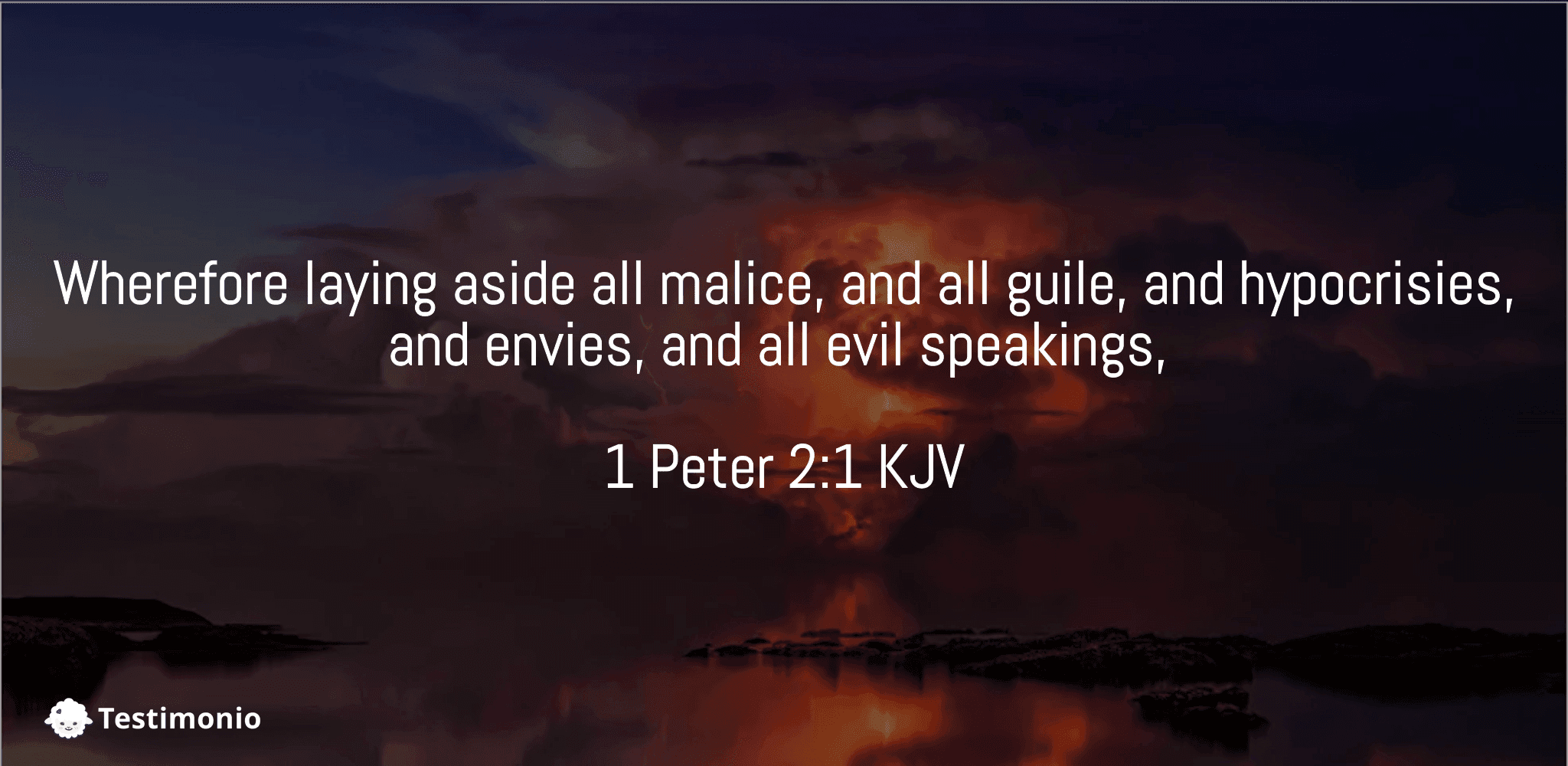 1 Peter 2:1