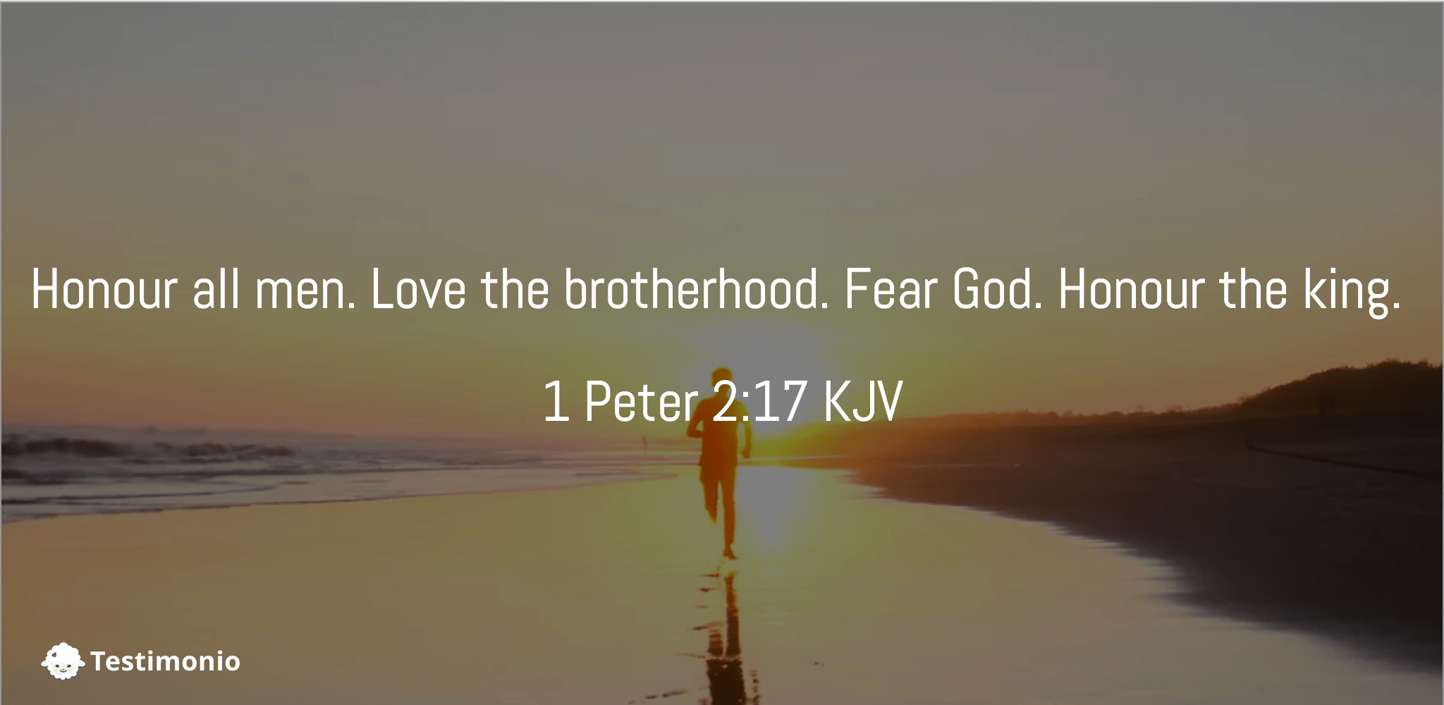 1 Peter 2:17