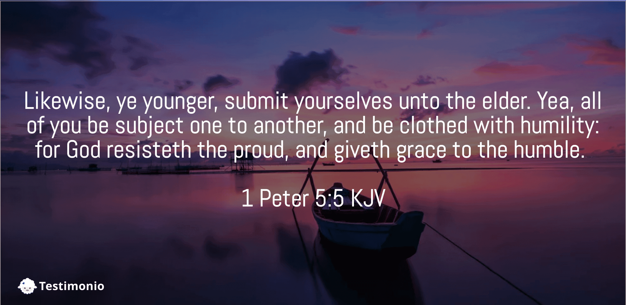 1 Peter 5:5