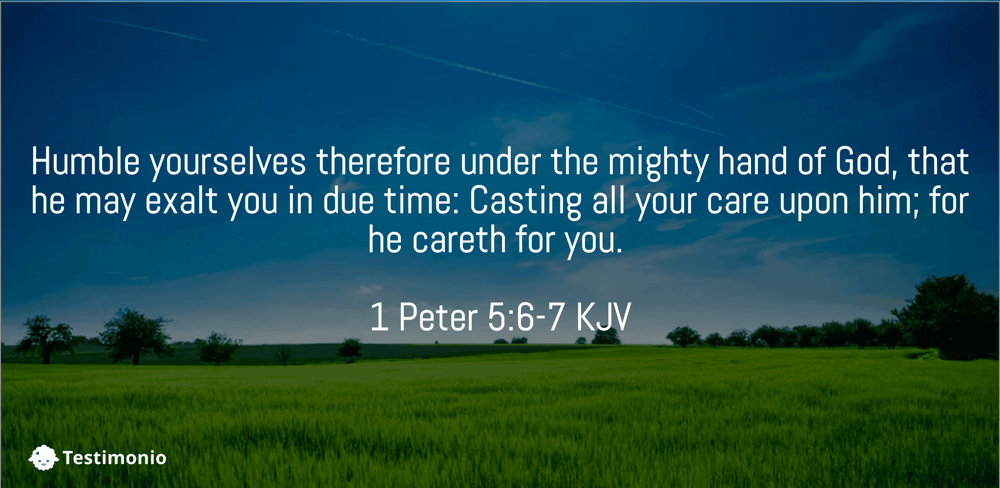 1 Peter 5:6-7