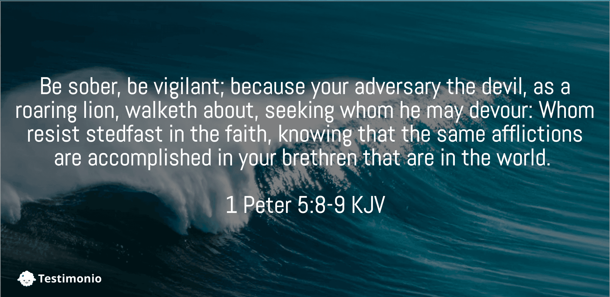 1 Peter 5:8-9