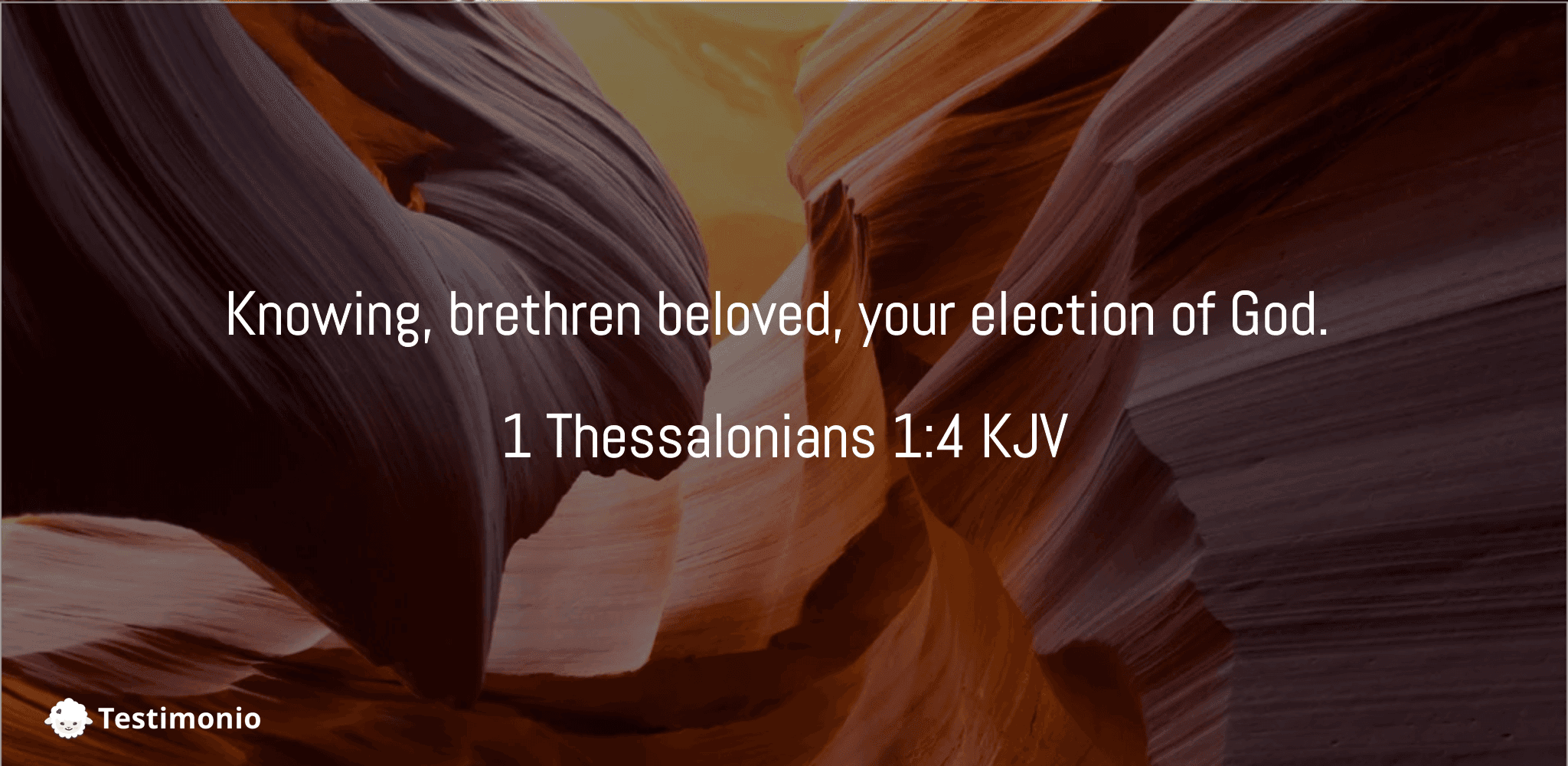 1 Thessalonians 1:4