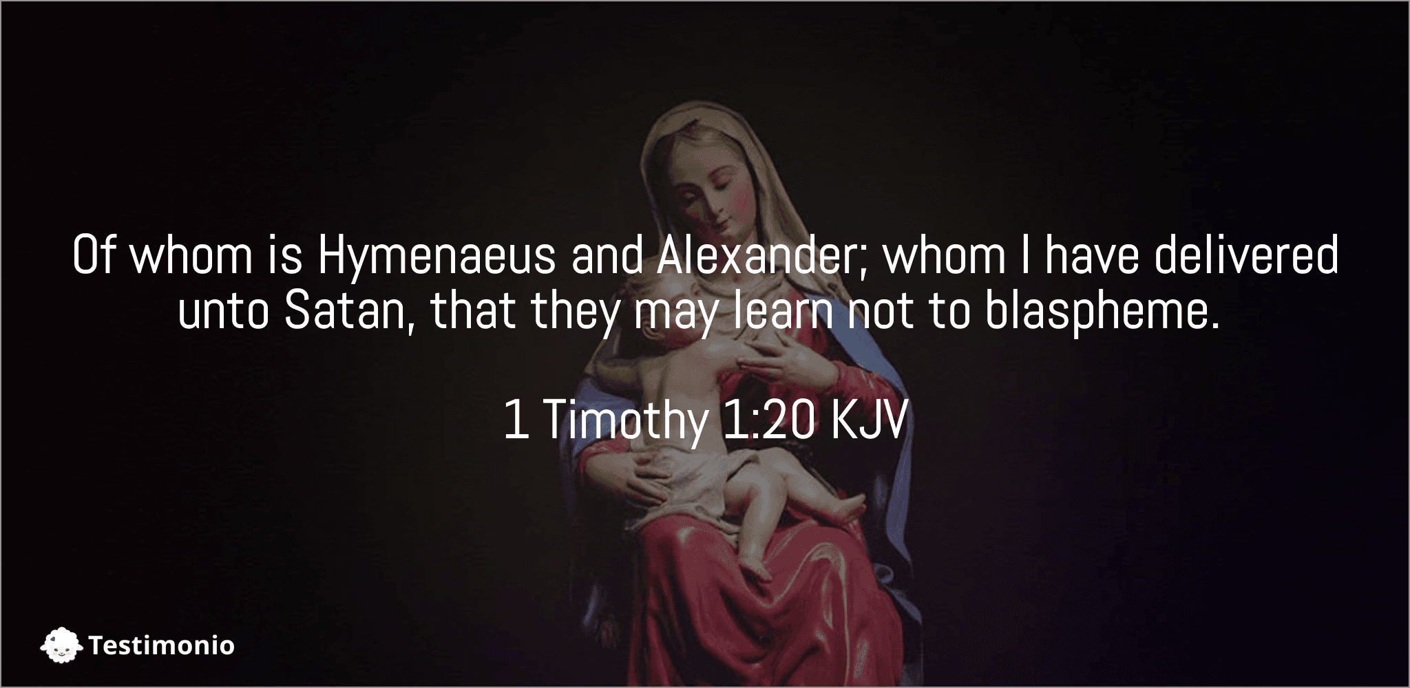 1 Timothy 1:20