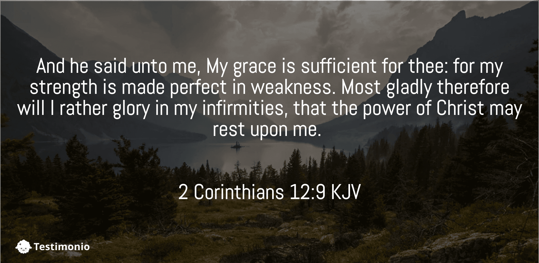 2 Corinthians 12:9