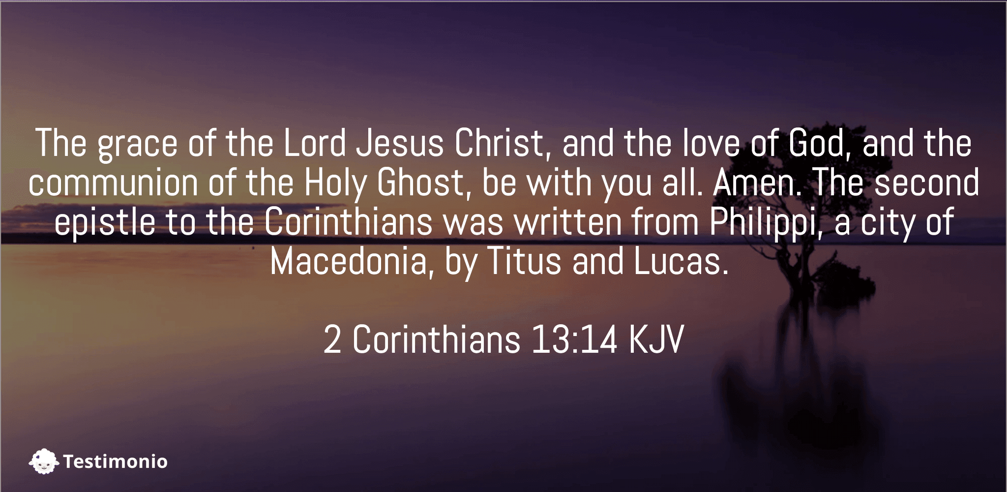 2 Corinthians 13:14