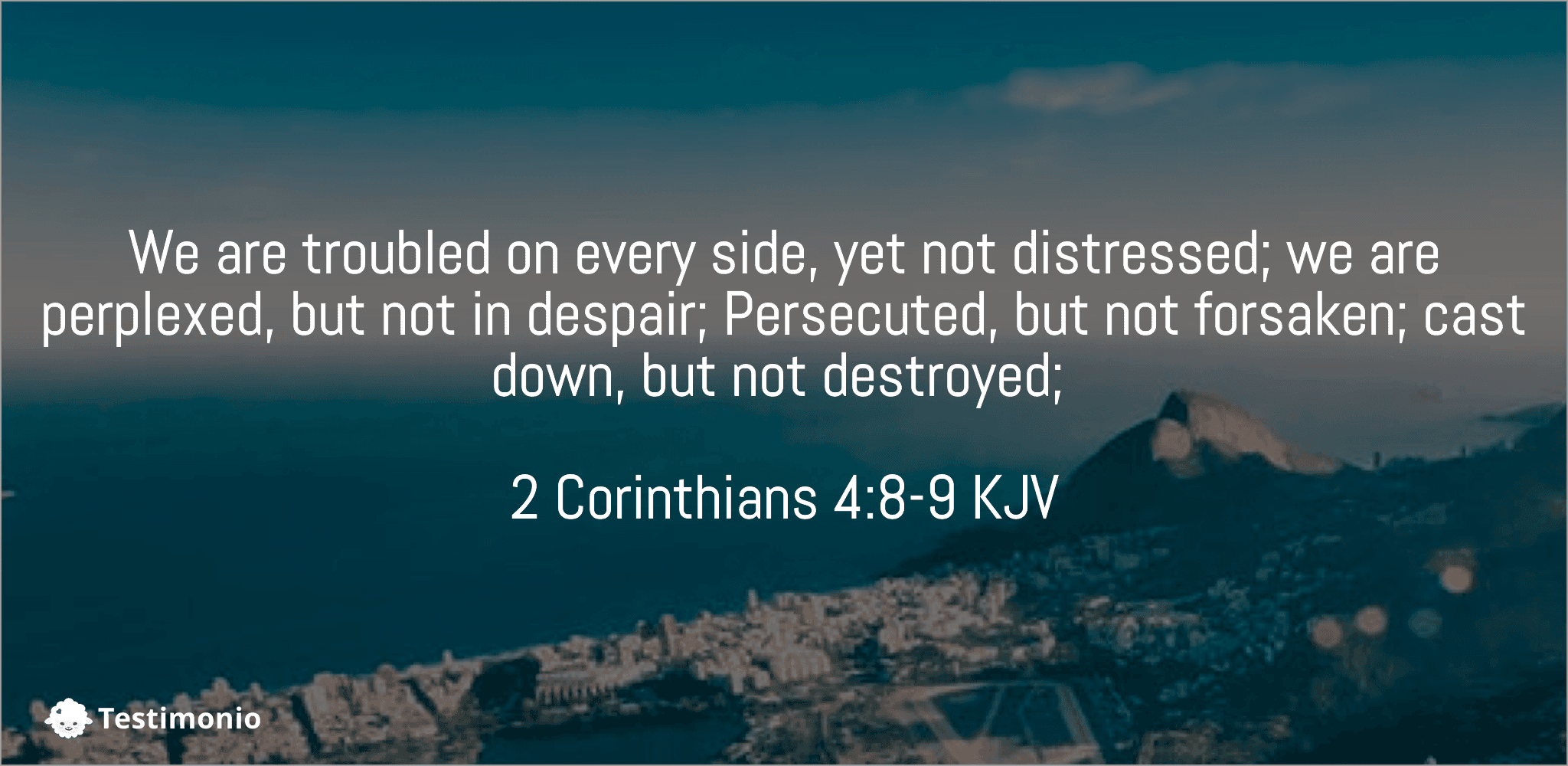 2 Corinthians 4:8-9