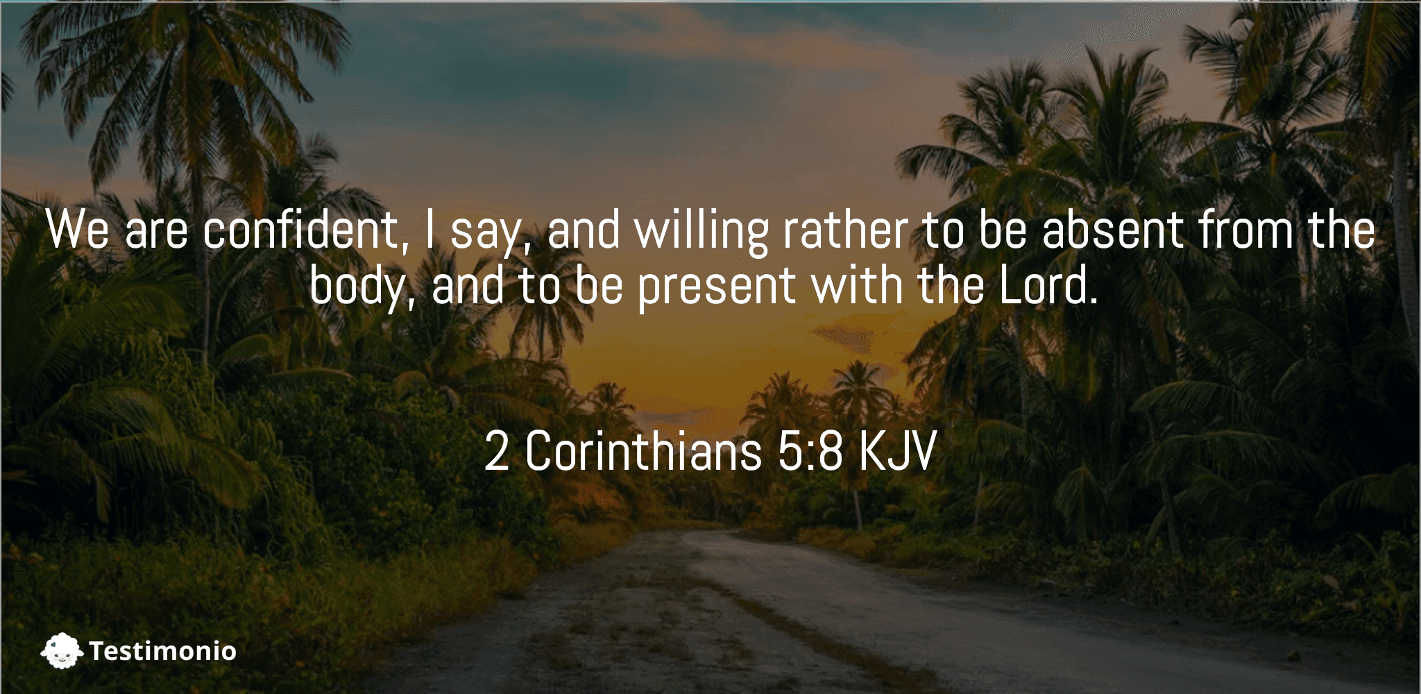 2 Corinthians 5:8