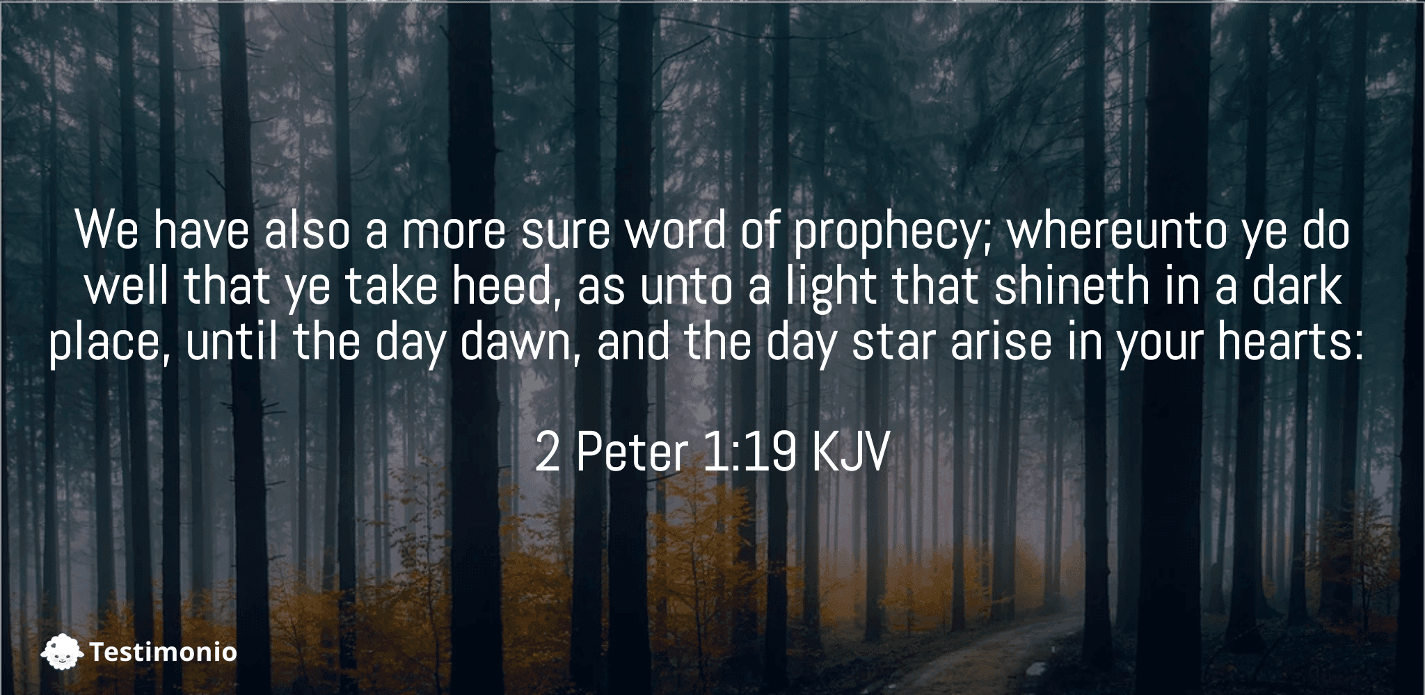 2 Peter 1:19