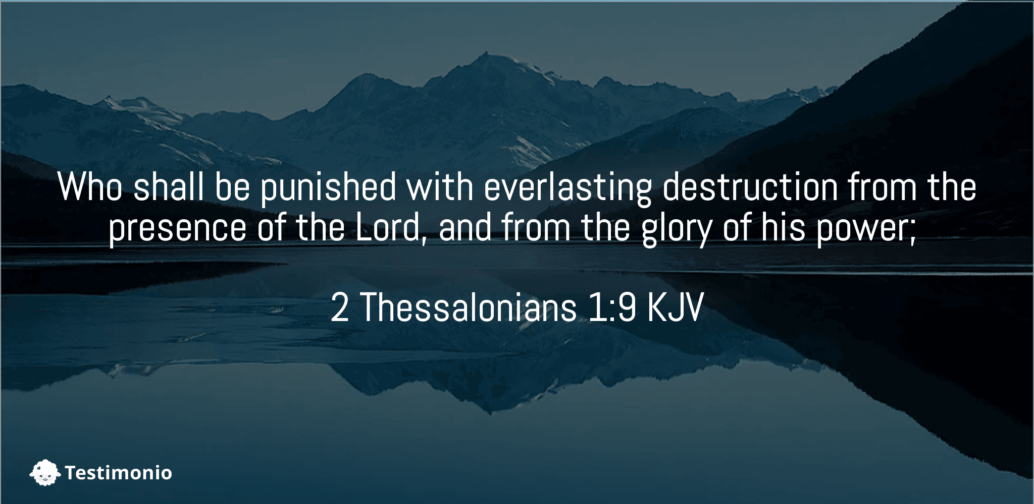 2 Thessalonians 1:9