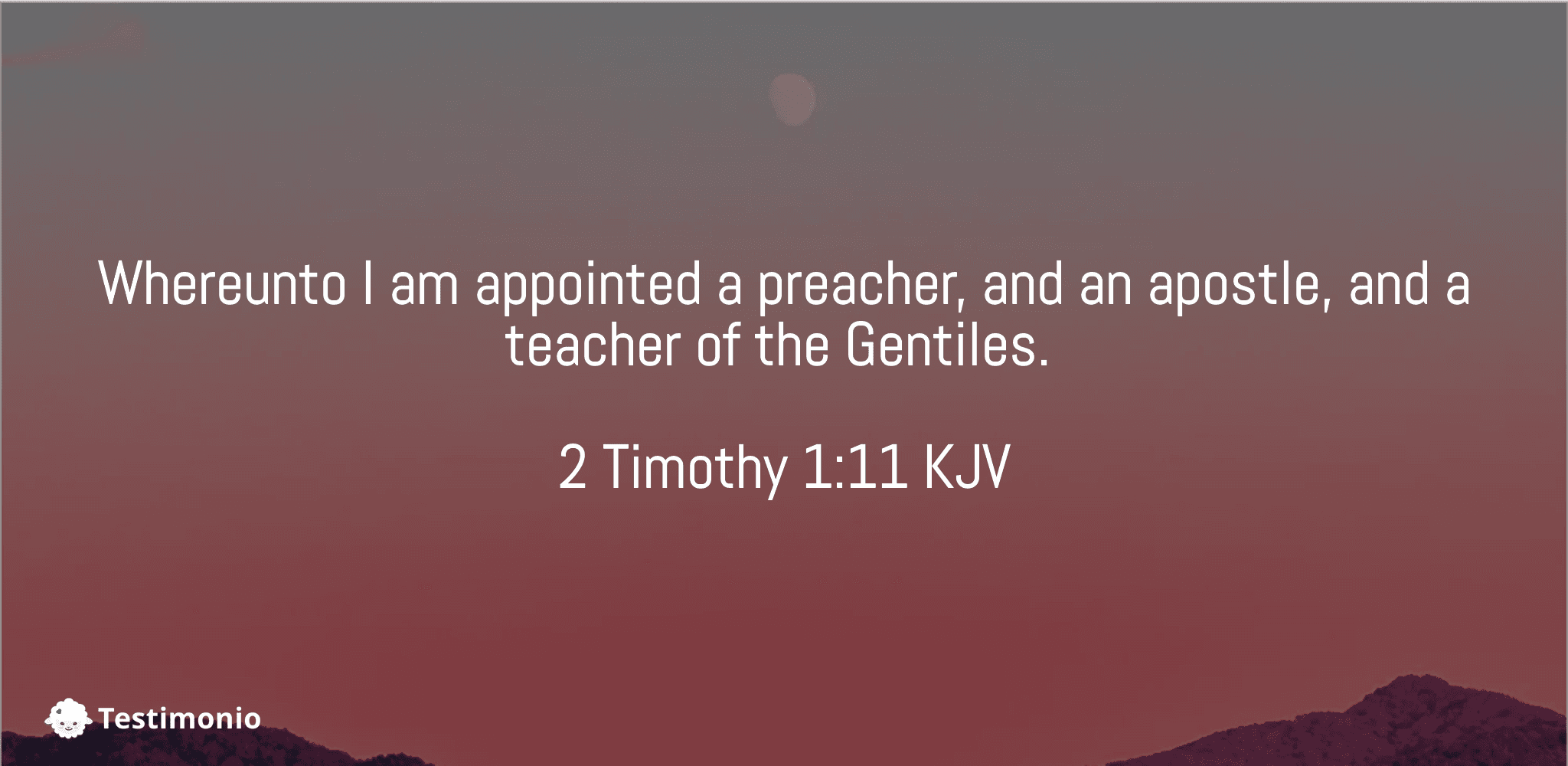 2 Timothy 1:11