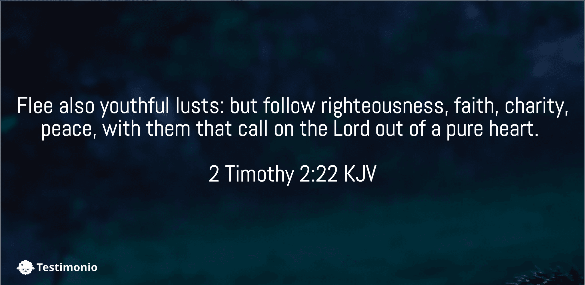 2 Timothy 2:22