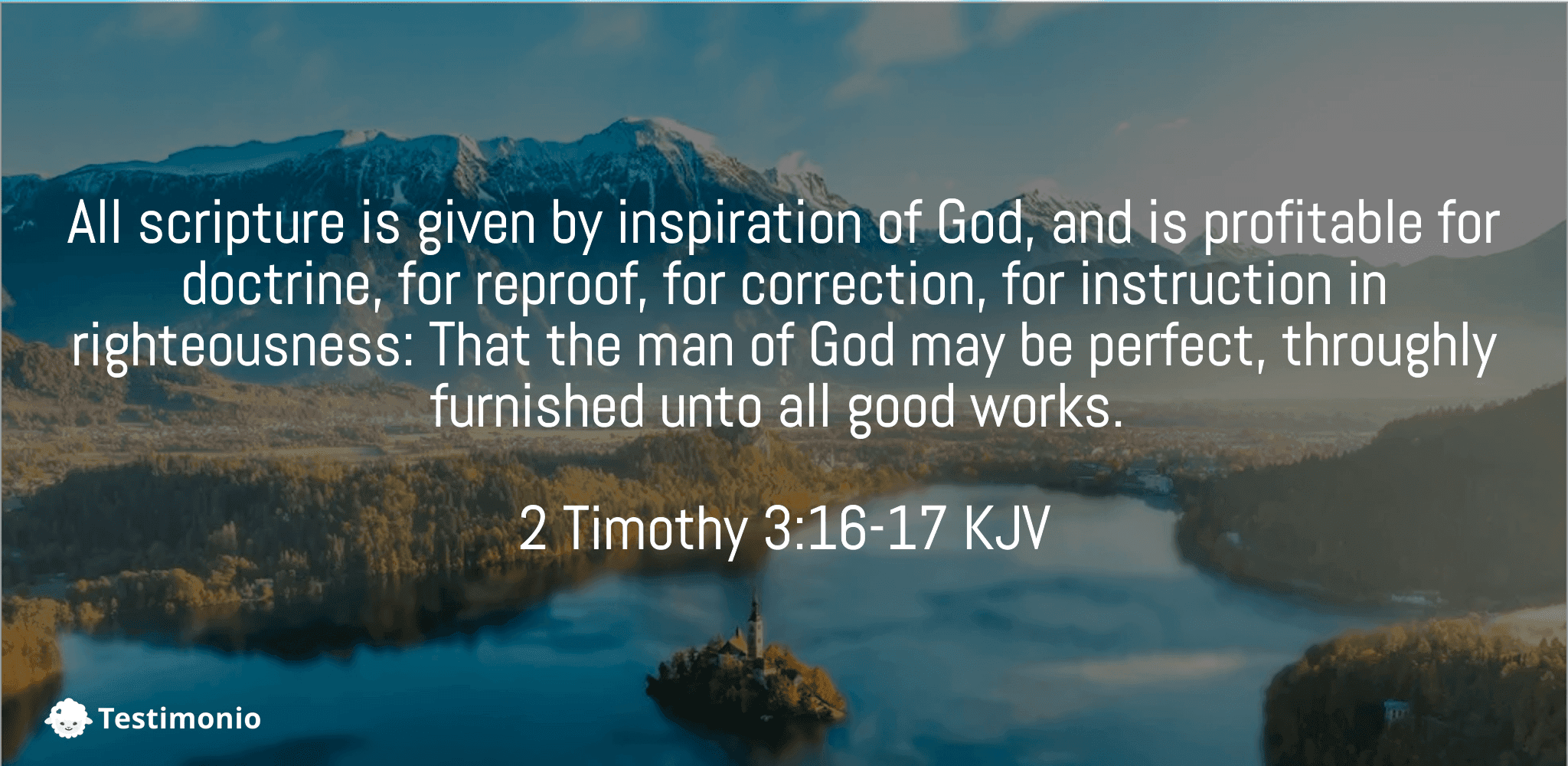 2 Timothy 3:16-17