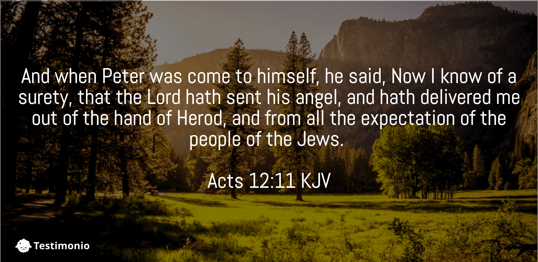 Acts 12:11