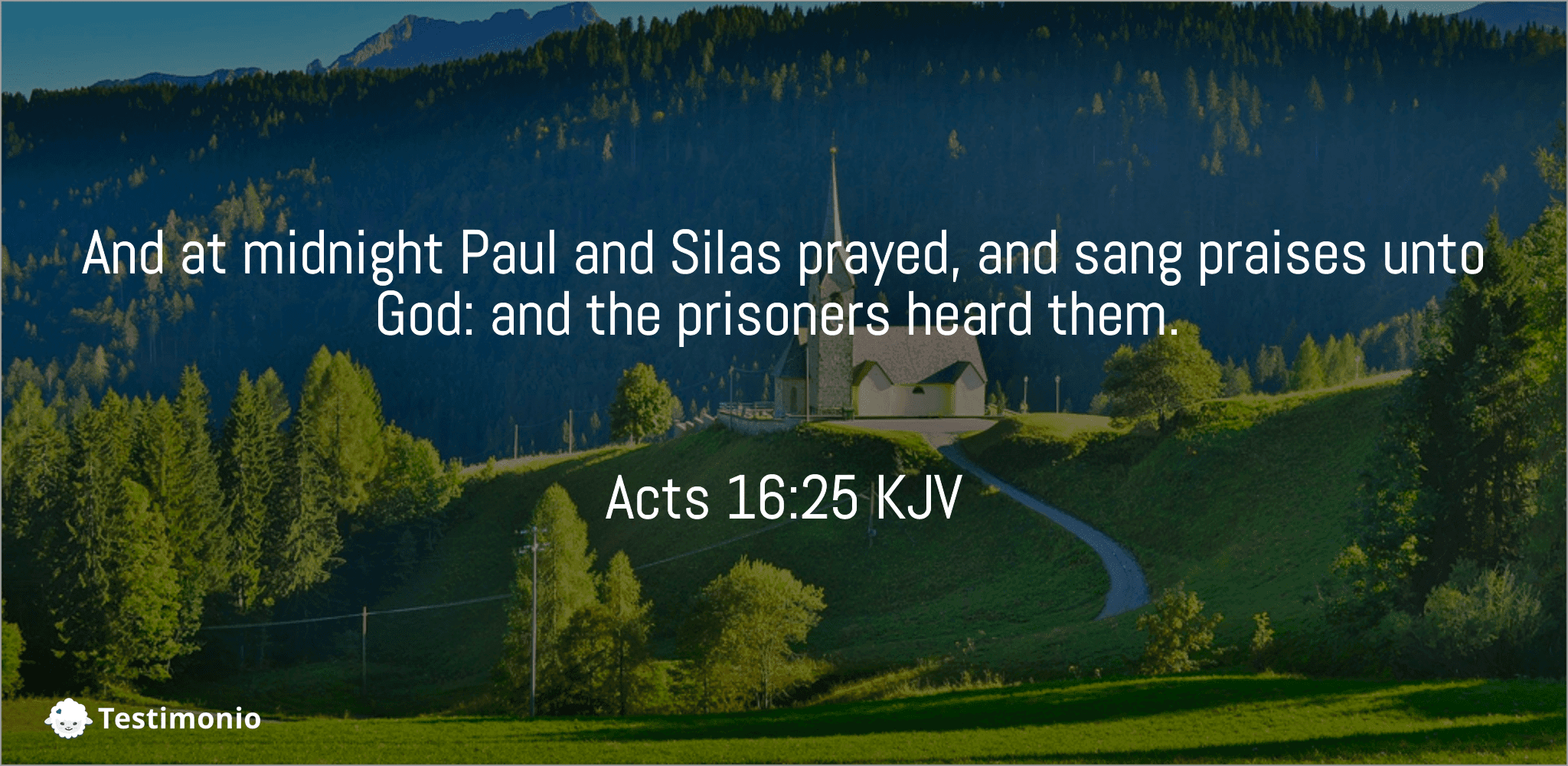 Acts 16:25