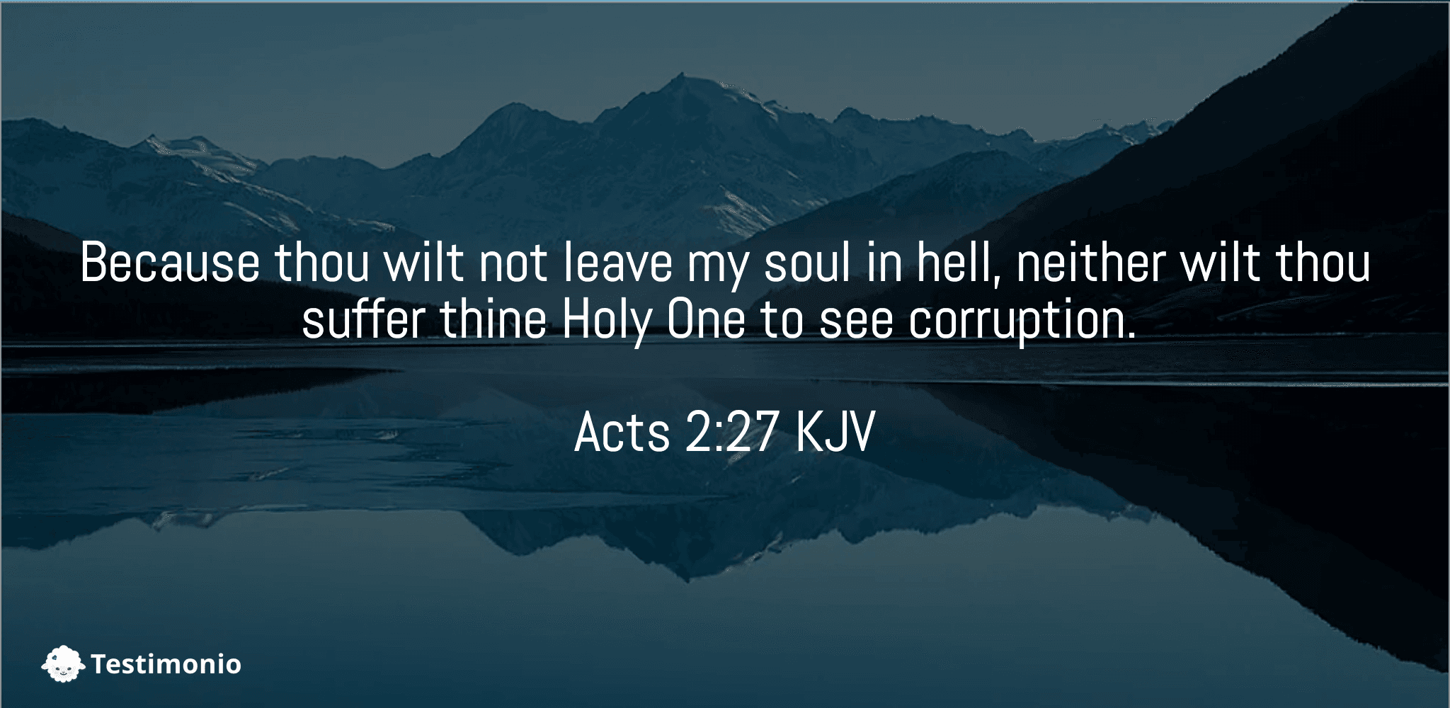 Acts 2:27