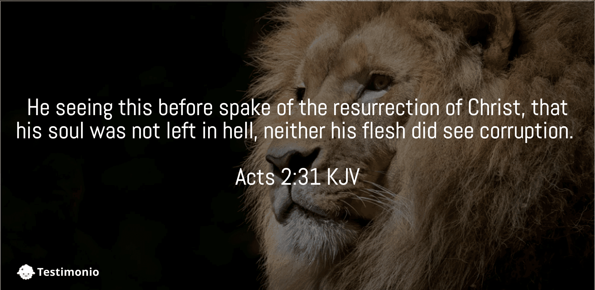 Acts 2:31