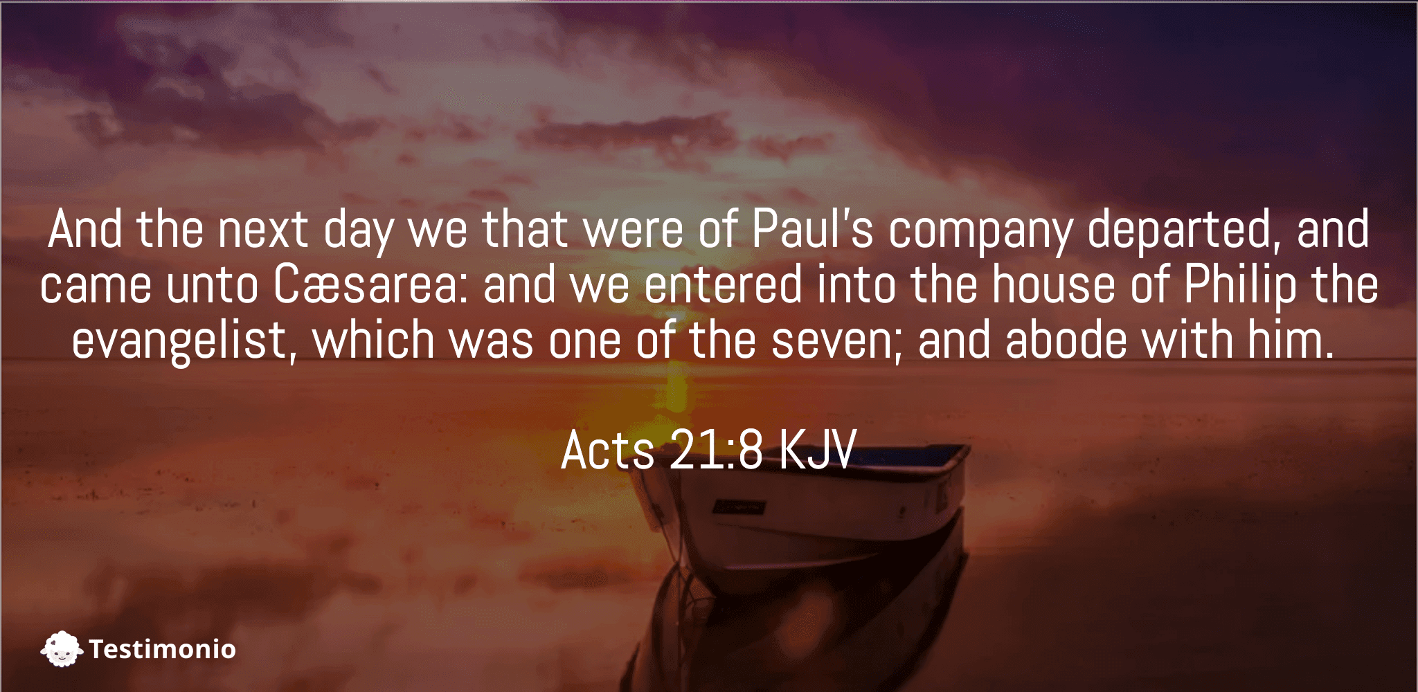 Acts 21:8