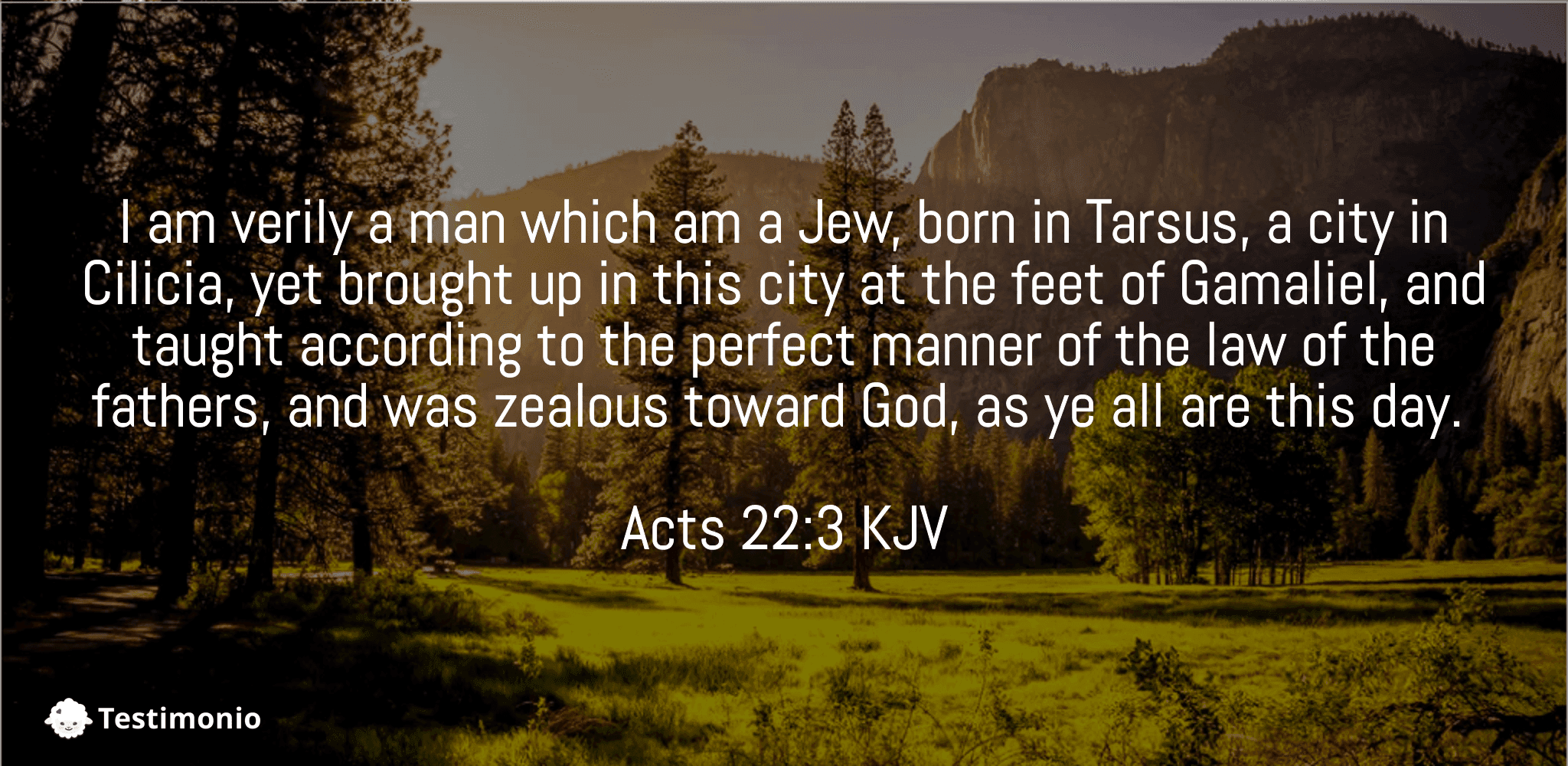 Acts 22:3