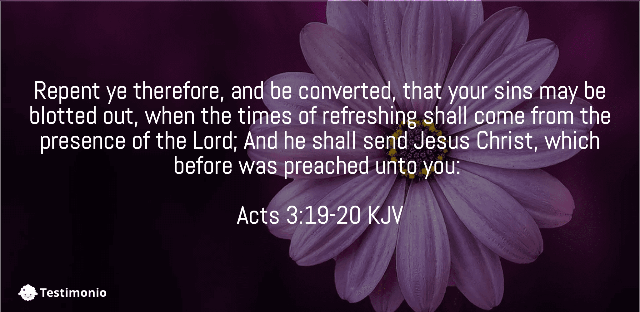 Acts 3:19-20