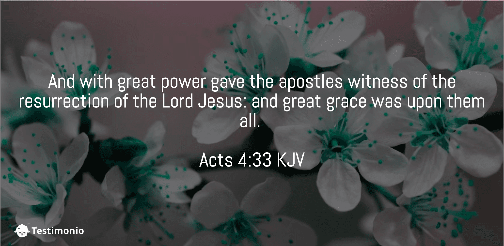 Acts 4:33