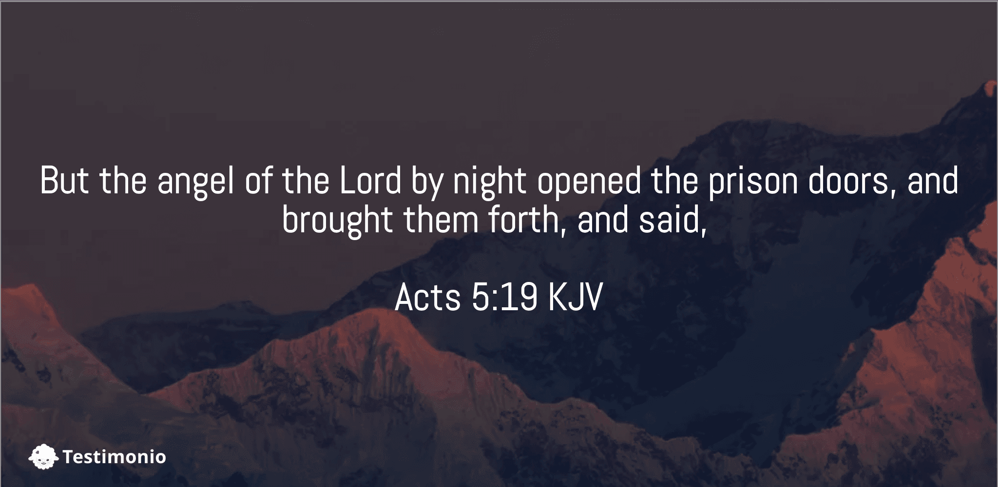 Acts 5:19