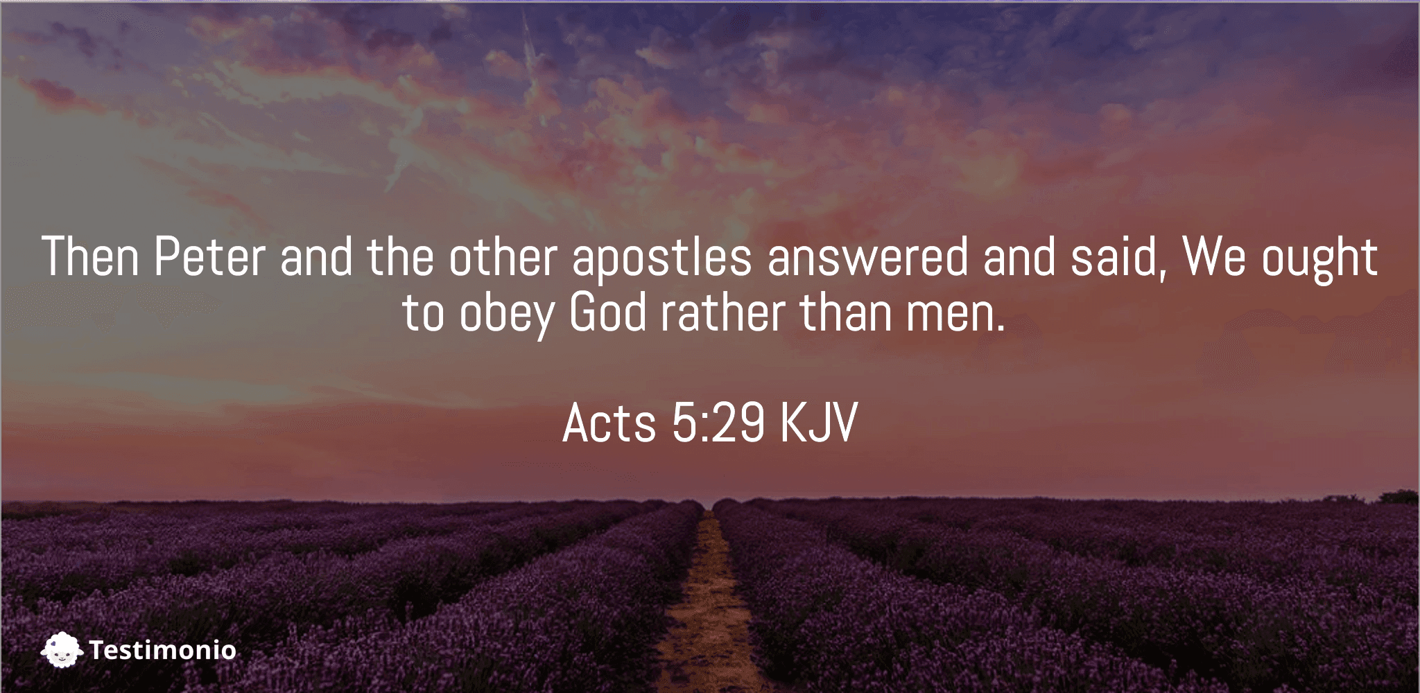 Acts 5:29