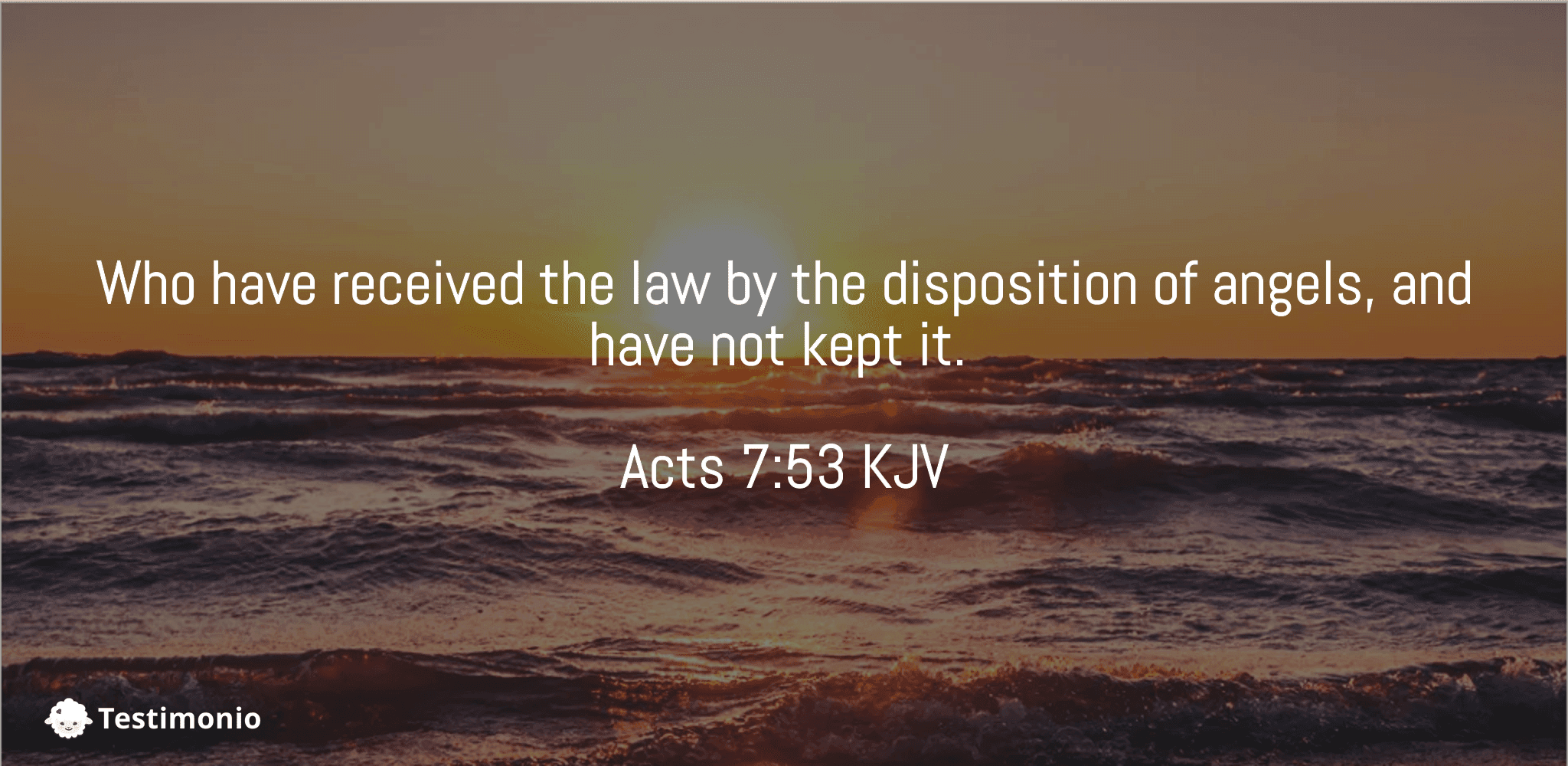 Acts 7:53