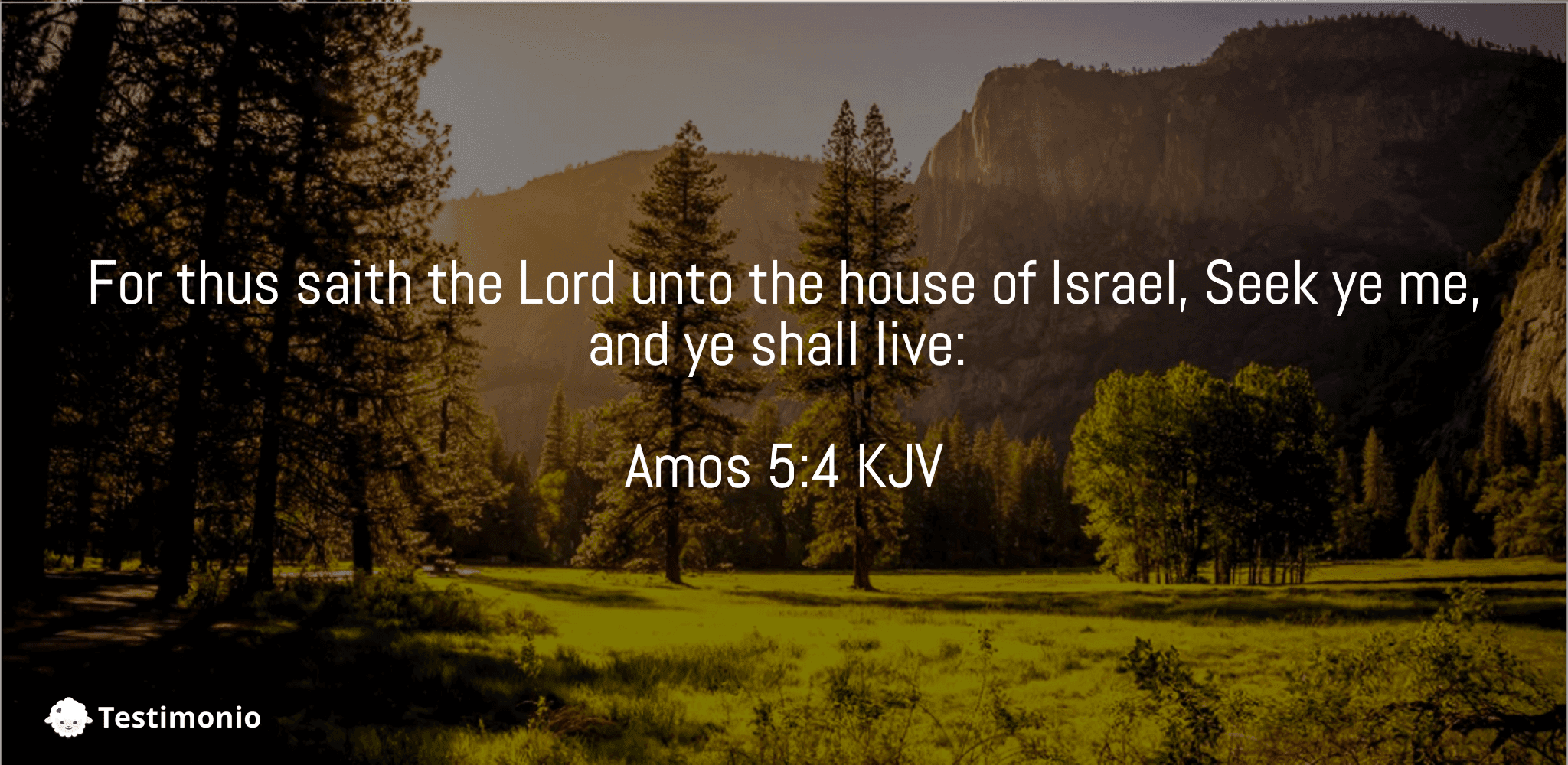 Amos 5:4