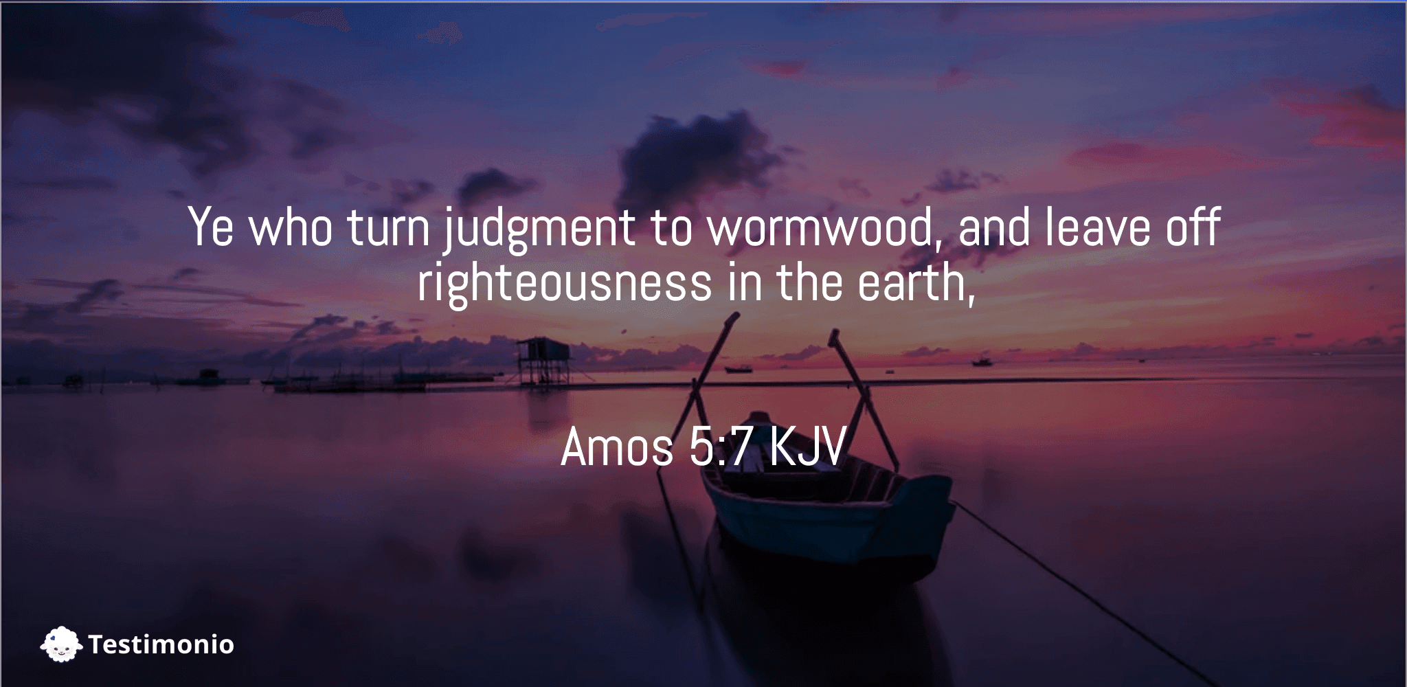 Amos 5:7