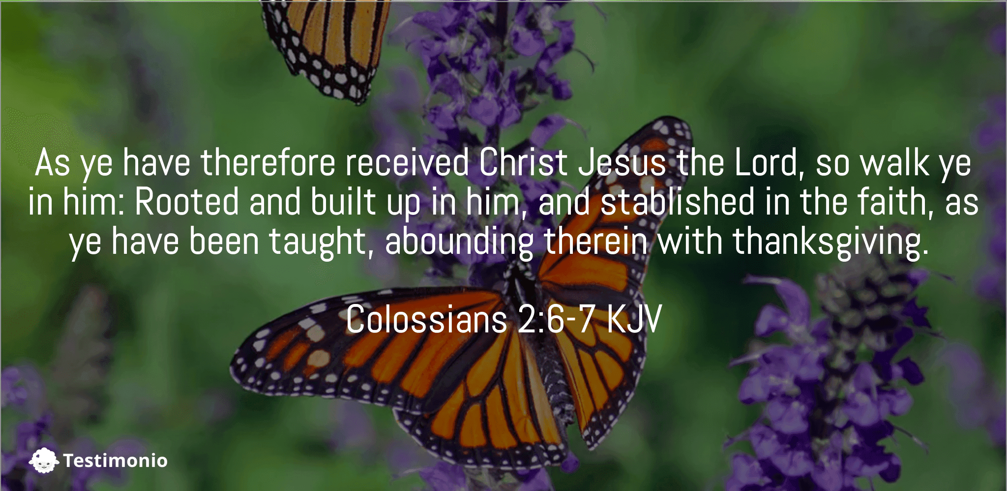 Colossians 2:6-7