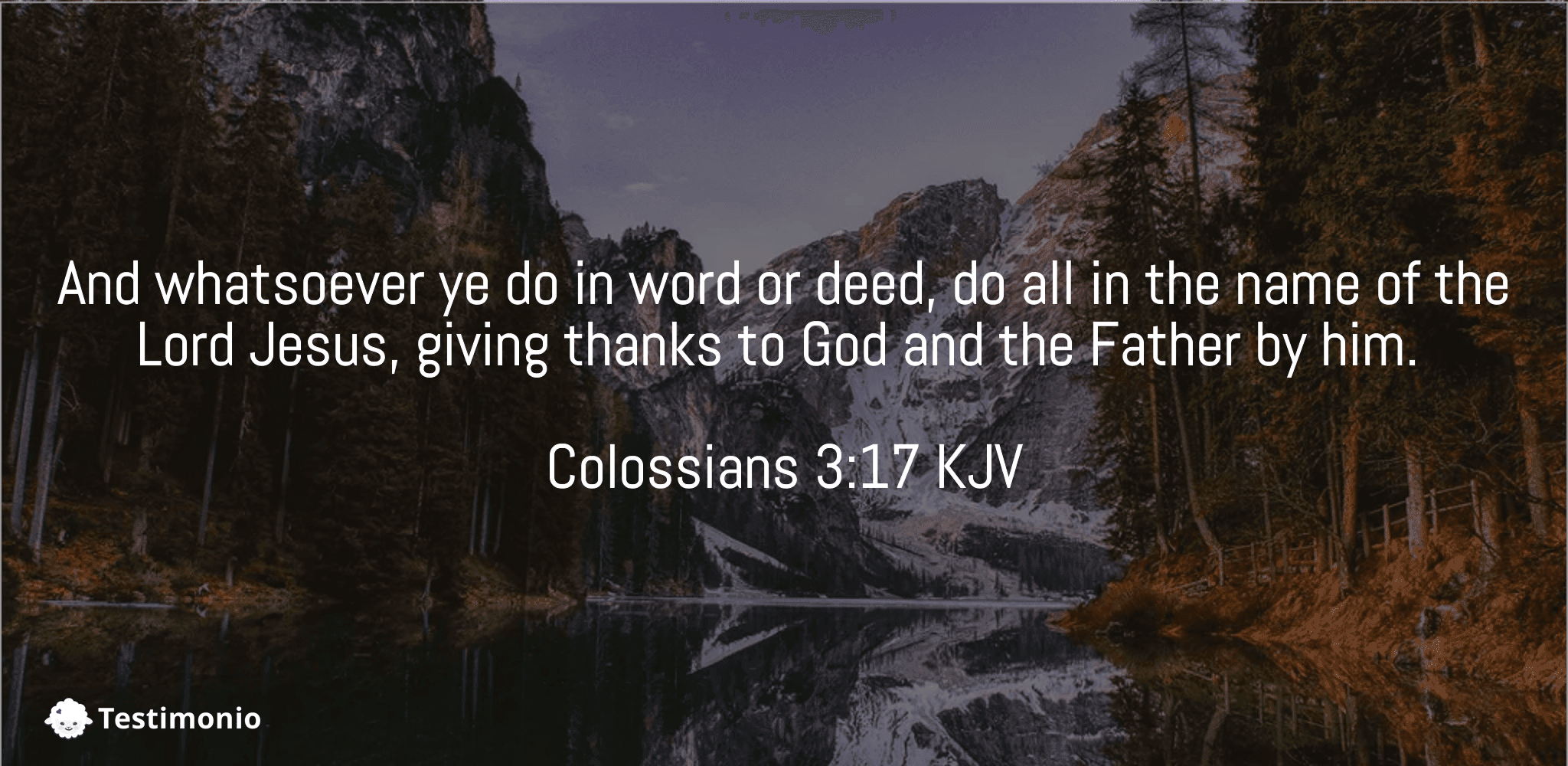 Colossians 3:17