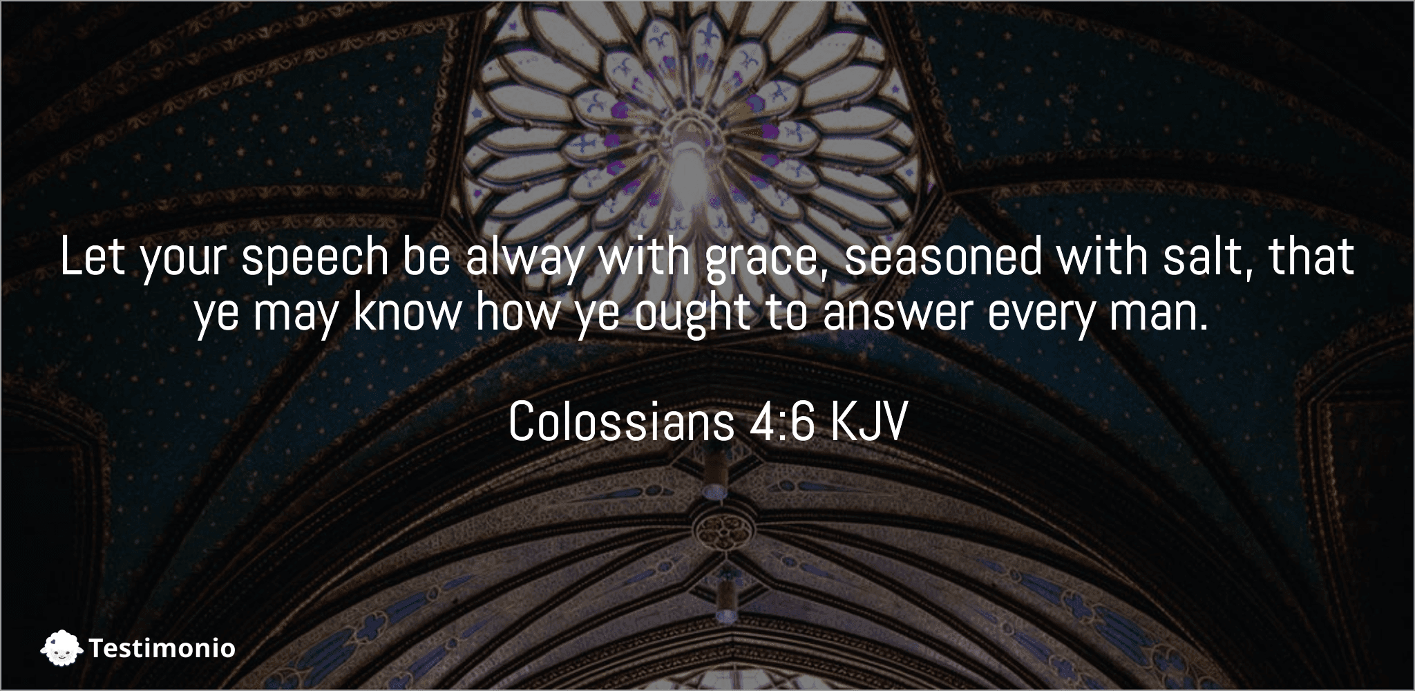 Colossians 4:6